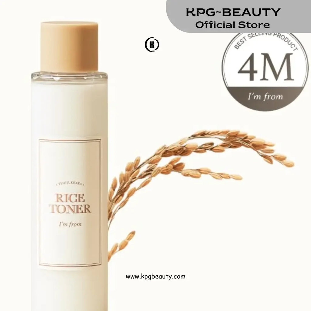 I'm from Rice Toner, Milky Toner for Glowing Skin, Korean Rice, Glow Essence with Niacinamide 150 ML KPG BEAUTY - KPGBEAUTY
