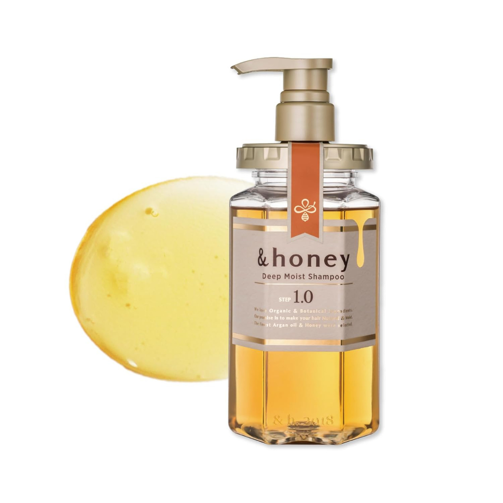 &honey Deep Moist Shampoo & Conditioner Set 440ml + 450g KPG BEAUTY &honey