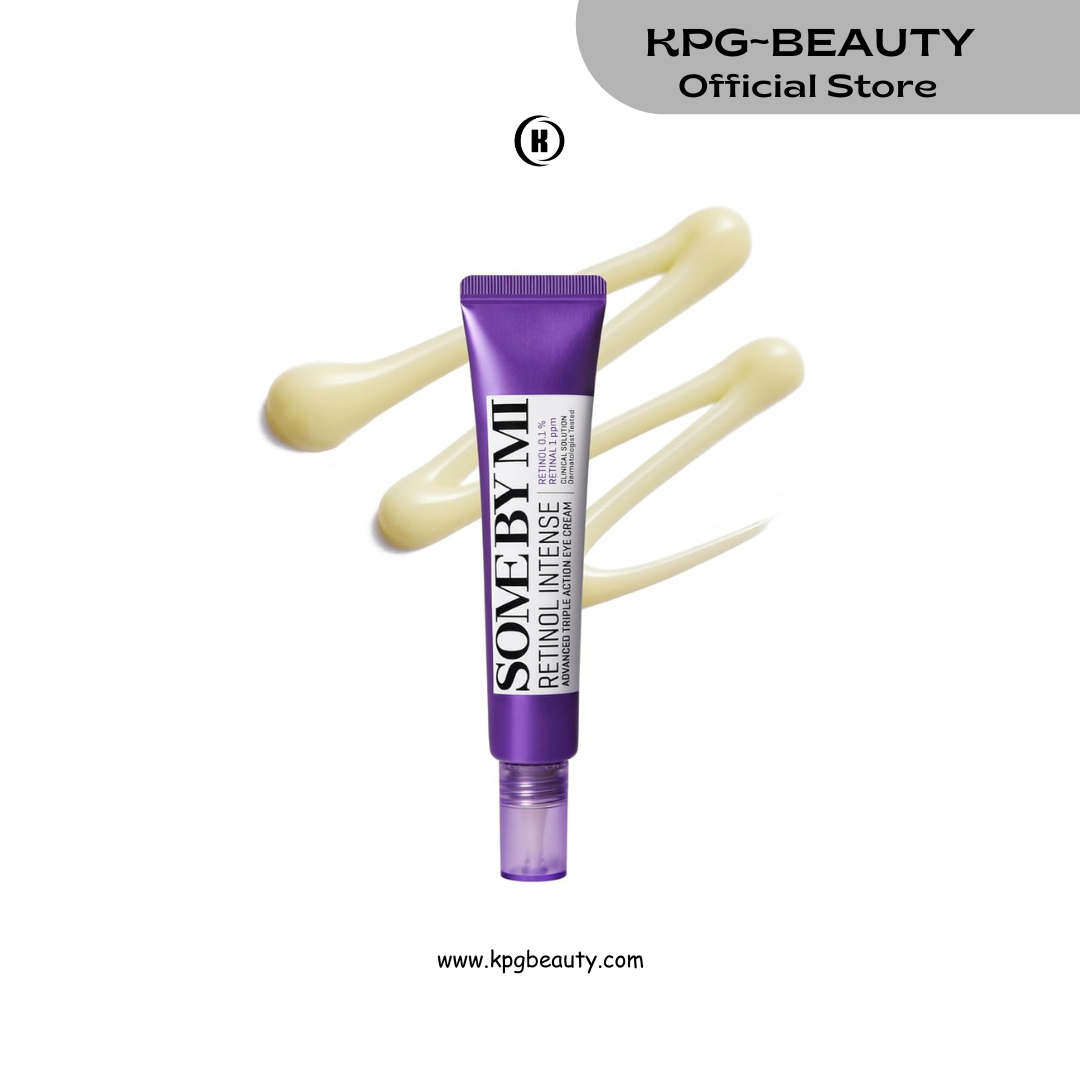 SOME BY MI Retinol Intense Advanced Triple Action Eye Cream – 1.01Oz, 30ml – Korean Retinol Under Eye Cream Anti Aging for Fine Lines – Brightens Dark Circles & Smooths Skin Texture – Korean Skin Care Some By MI