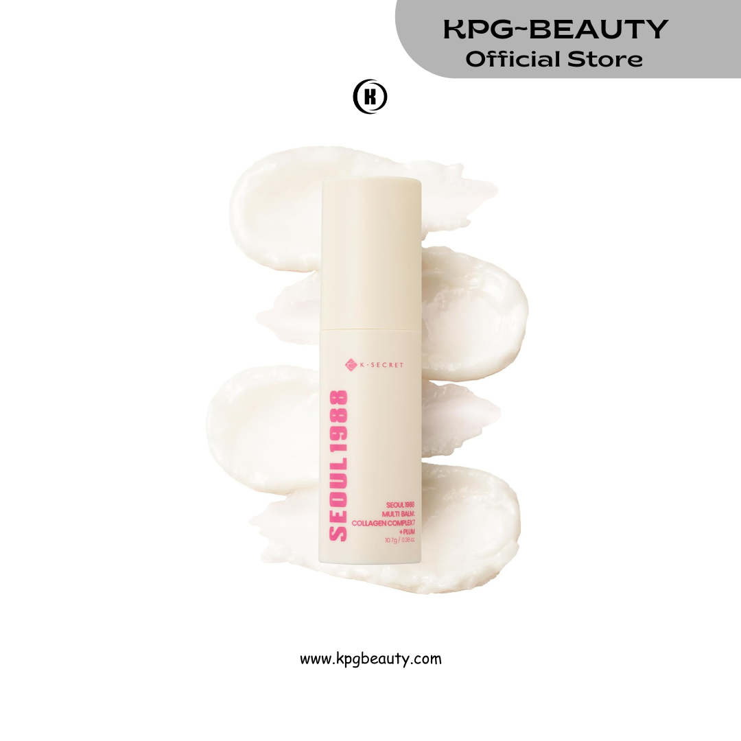 K-SECRET SEOUL 1988 Collagen Multi Balm – Formulated with 7-Type Collagen Complex and Plum | Multi-Area Balm Stick for Hydrated & Radiant Skin | Korean Skincare, 10.7g KSecret