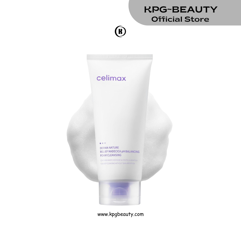 celimax Derma Nature Relief Madecica pH Balancing Foam Cleansing | Foaming Face Wash Cleanser, Hydrating, Soothing, Moisturizing, 150ml Celimax
