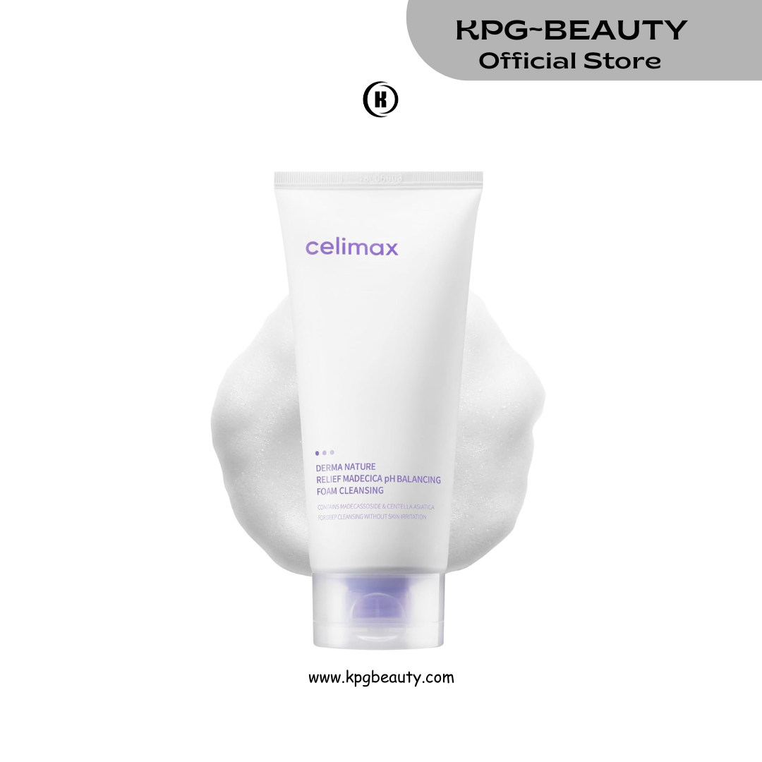 celimax Derma Nature Relief Madecica pH Balancing Foam Cleansing | Foaming Face Wash Cleanser, Hydrating, Soothing, Moisturizing, 150ml Celimax