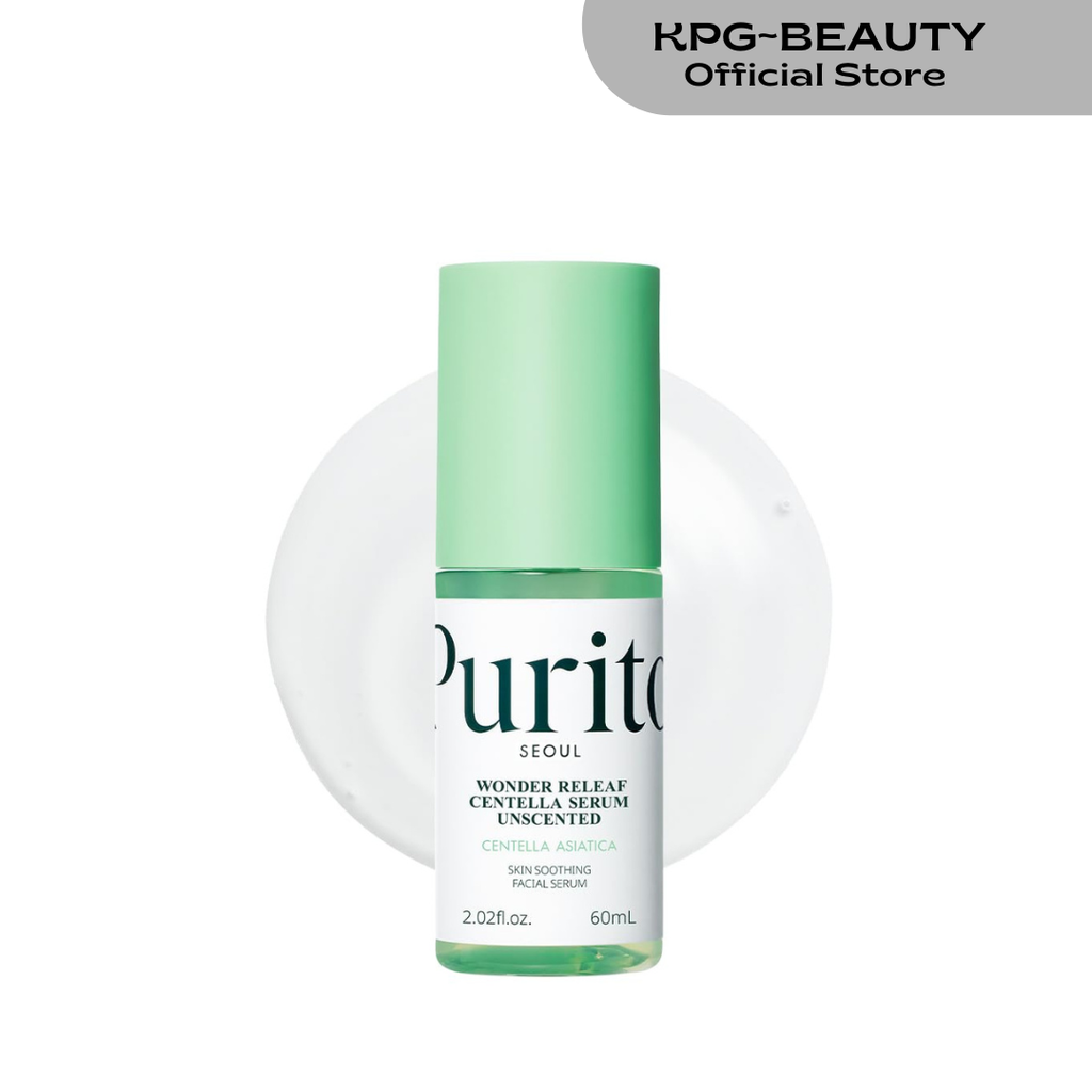 PURITO Centella Unscented Serum for Sensitive Skin – Lightweight Calming & Skin Barrier Repair, 34,860 ppm Soothing Serum, Vegan & Cruelty-Free, Korean Skincare/ 60ml Purito Seoul