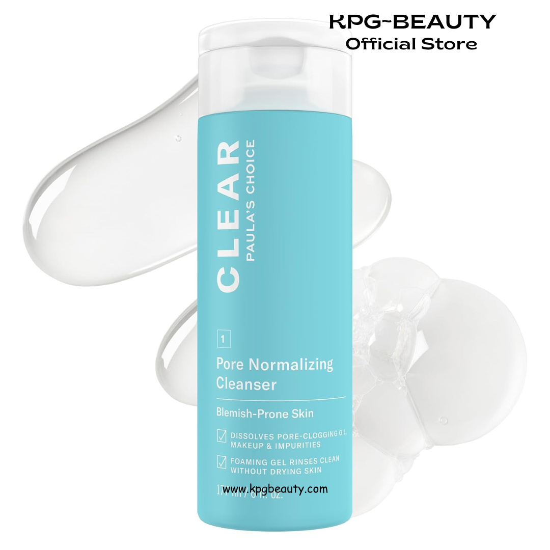 Paula's Choice CLEAR Pore Normalizing Facial Cleanser, Acne Daily Face Wash, Salicylic Acid Face Cleanser for Clogged & Enlarged Pores, Redness, Suitable for Blackhead-Prone Skin Fragrance Free Paula’s Choice
