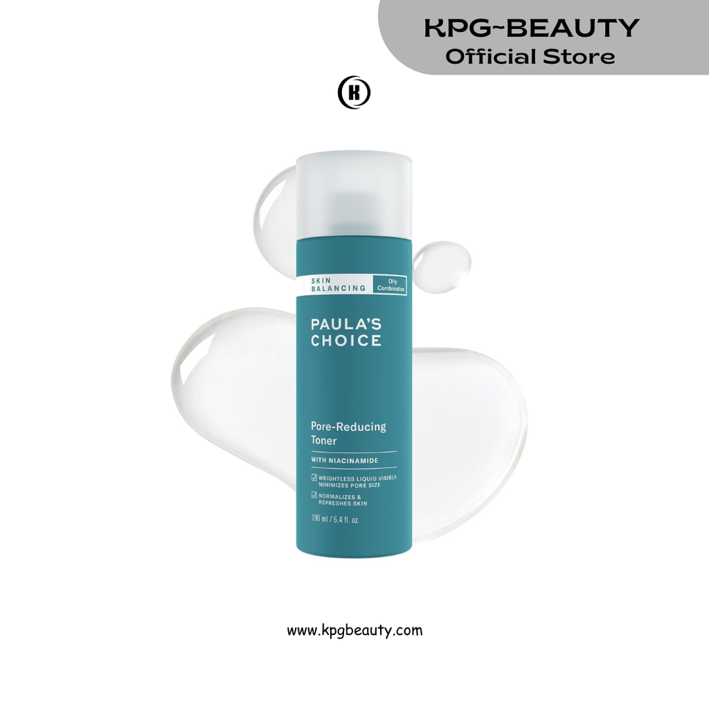 Paula's Choice SKIN BALANCING Pore-Reducing Face Toner with Niacinamide, for Oily Skin & Combination, Minimizes Large Pores, Controls Oil & Shine, Hydrates & Replenishes, Fragrance-Free 190ml Paula’s Choice