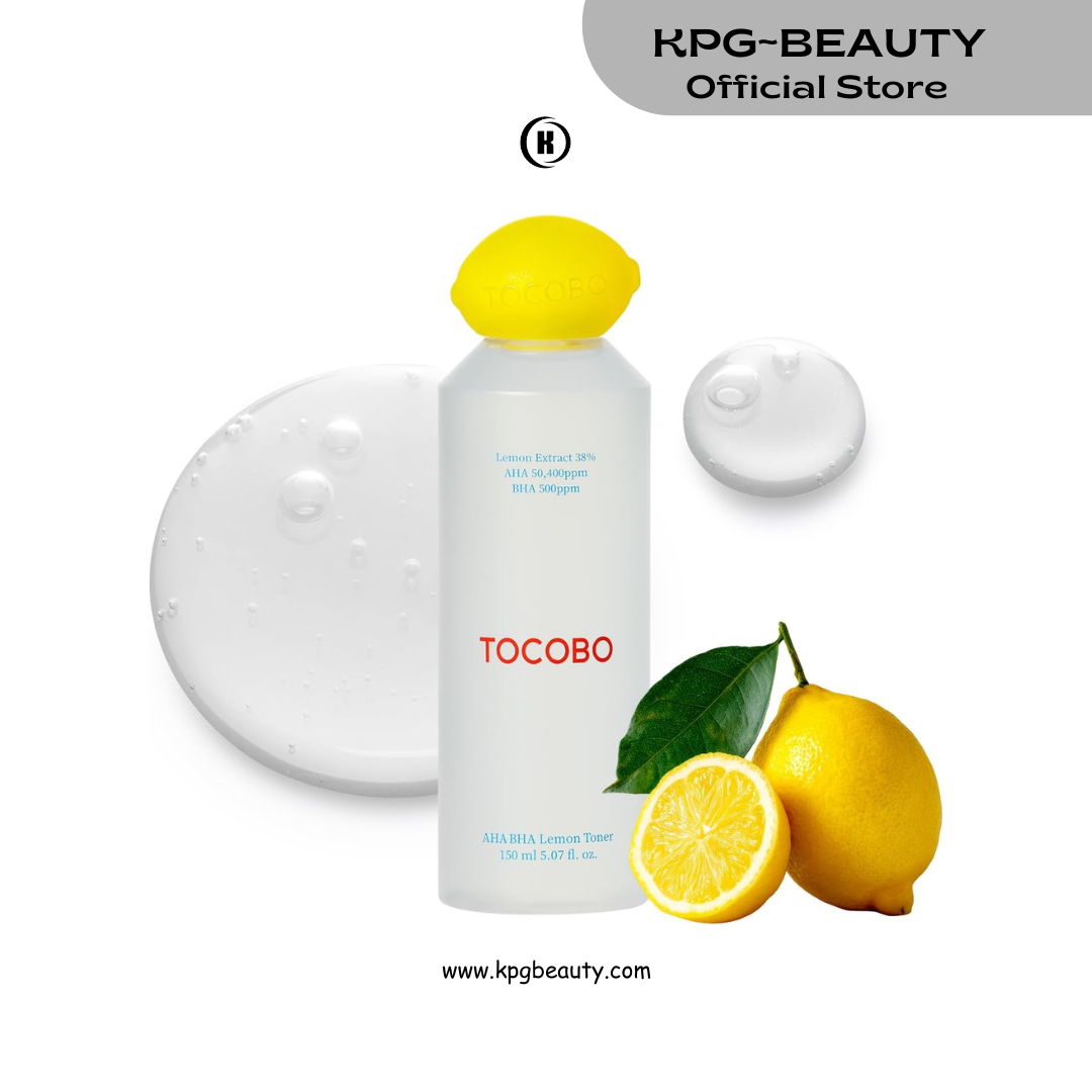 TOCOBO Korean Skincare AHA BHA Lemon Toner 150ml Tocobo