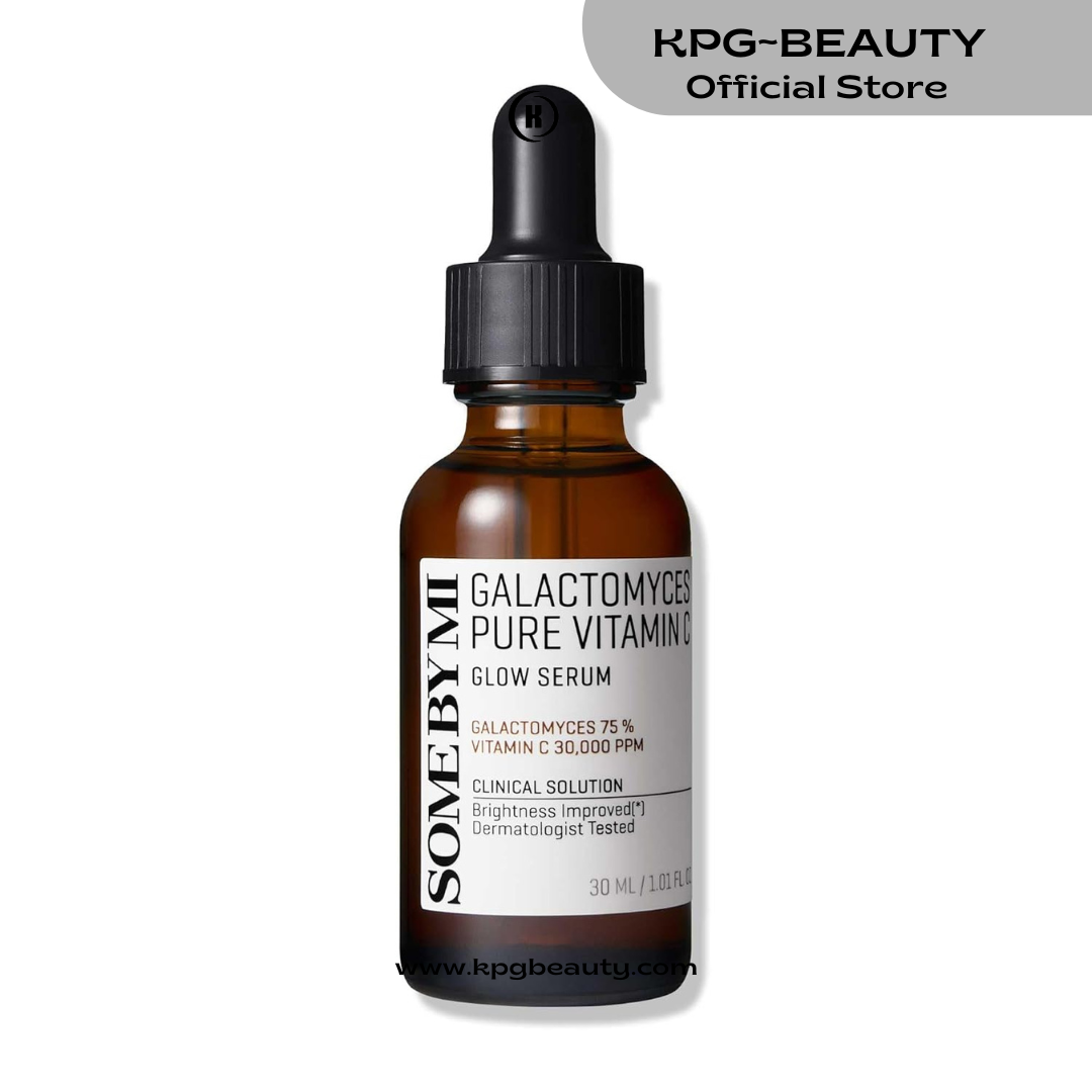 SOME BY MI Galactomyces Pure Vitamin C Glow Serum - 1.01Oz, 30ml - Korean Vitamin C Face Serum for Glow Glass Skin - Dark Spot Correcting Serum with Skin Texture and Elasticity Care - Korean Skin Care
