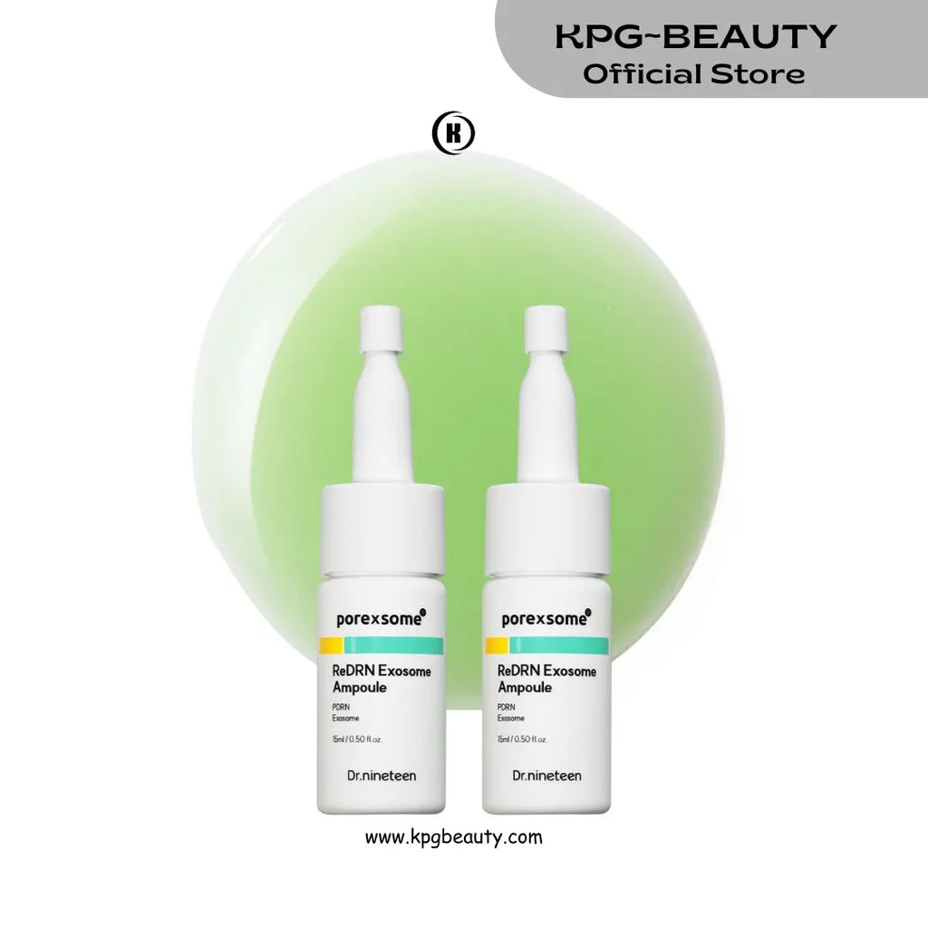 Dr.nineteen ReDRN Exosome AmpouleㅣBiome PDRN 750,000ppm + Retinol + ExosomeㅣFace Serum for Pore Tightening & FirminG 2 EA KPG BEAUTY Dr.nineteen