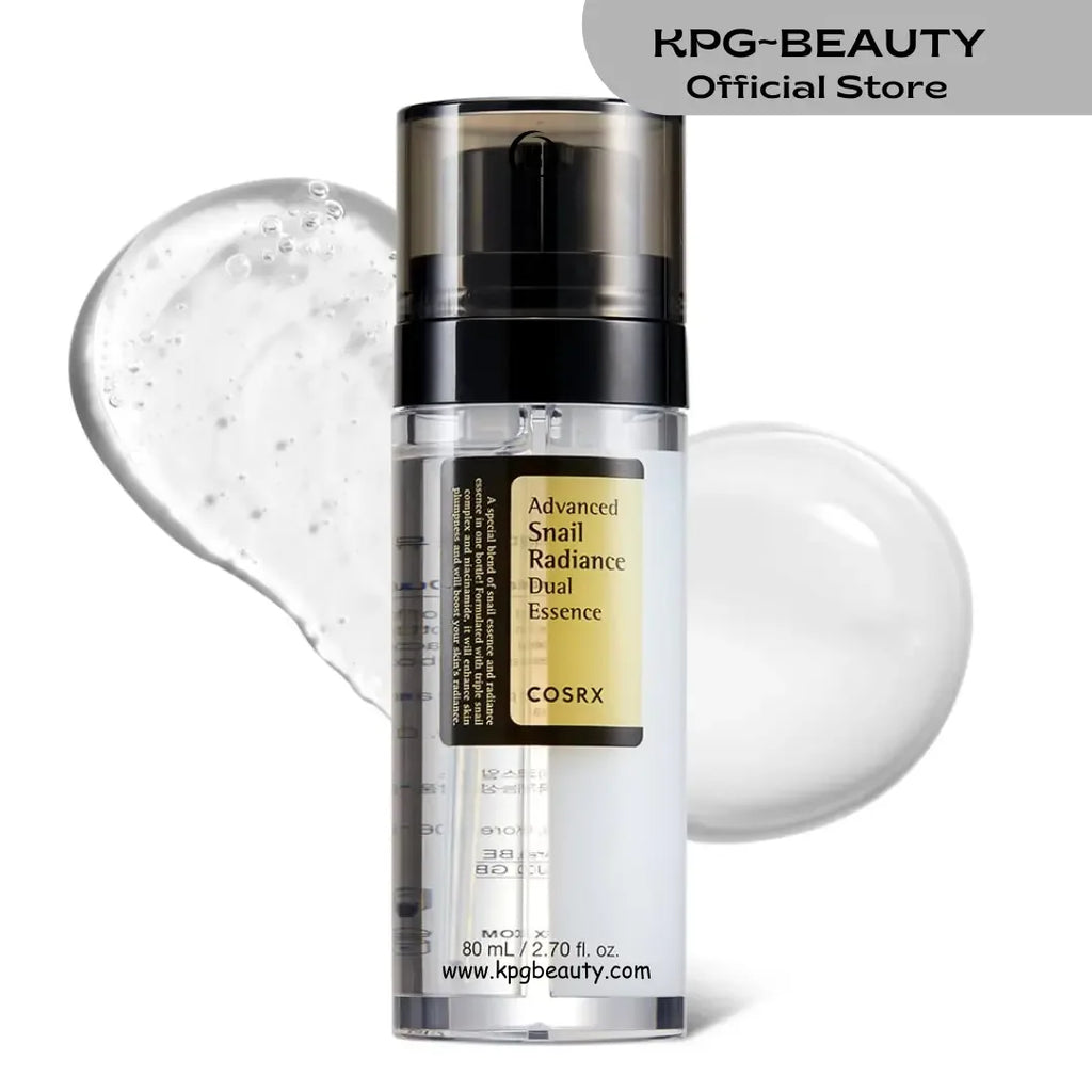 COSRX Niacinamide 5% + Snail Mucin 74% Dual Essence, Anti Aging Face Serum for Dull Skin, Mothers day gifts for mom, Sensitive Skin, Not Tested on Animals, Korean Skin Care, 2.70 fl.oz / 80ml KPG BEAUTY COSRX
