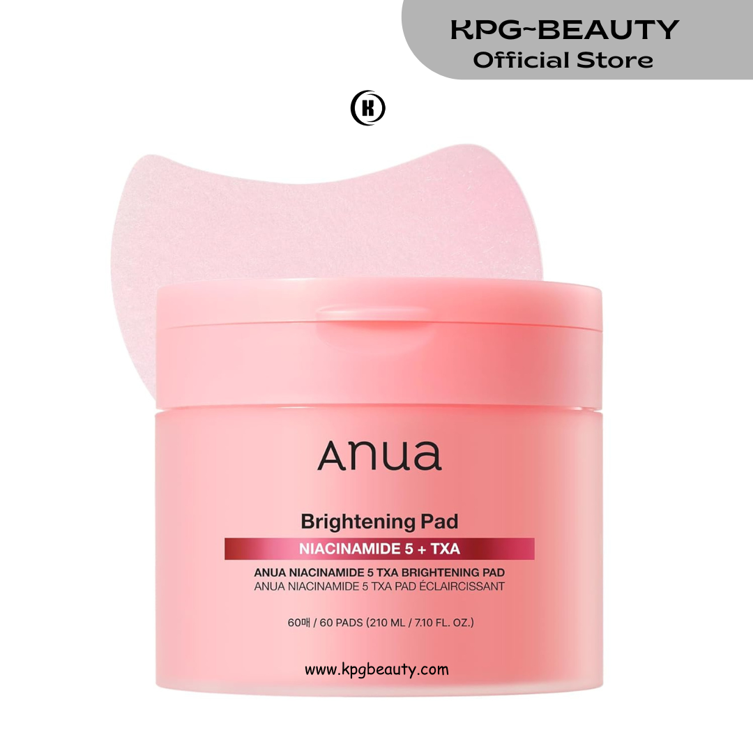 Anua Niacinamide 5 TXA Toner Pads – Hydrating Facial Pad for Even-Looking Skin Tone & Daily Radiance Care, Glow up Under-Eye with Tranexamic Acid, Korean Skin Care (210ml, 60 Pads) KPG BEAUTY