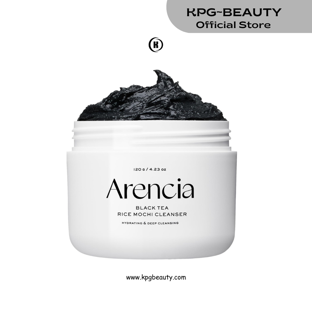 ARENCIA Black Tea Rice Mochi Face Cleanser, 120g, Pore Care, Sebum Control, Oily Skin Arencia