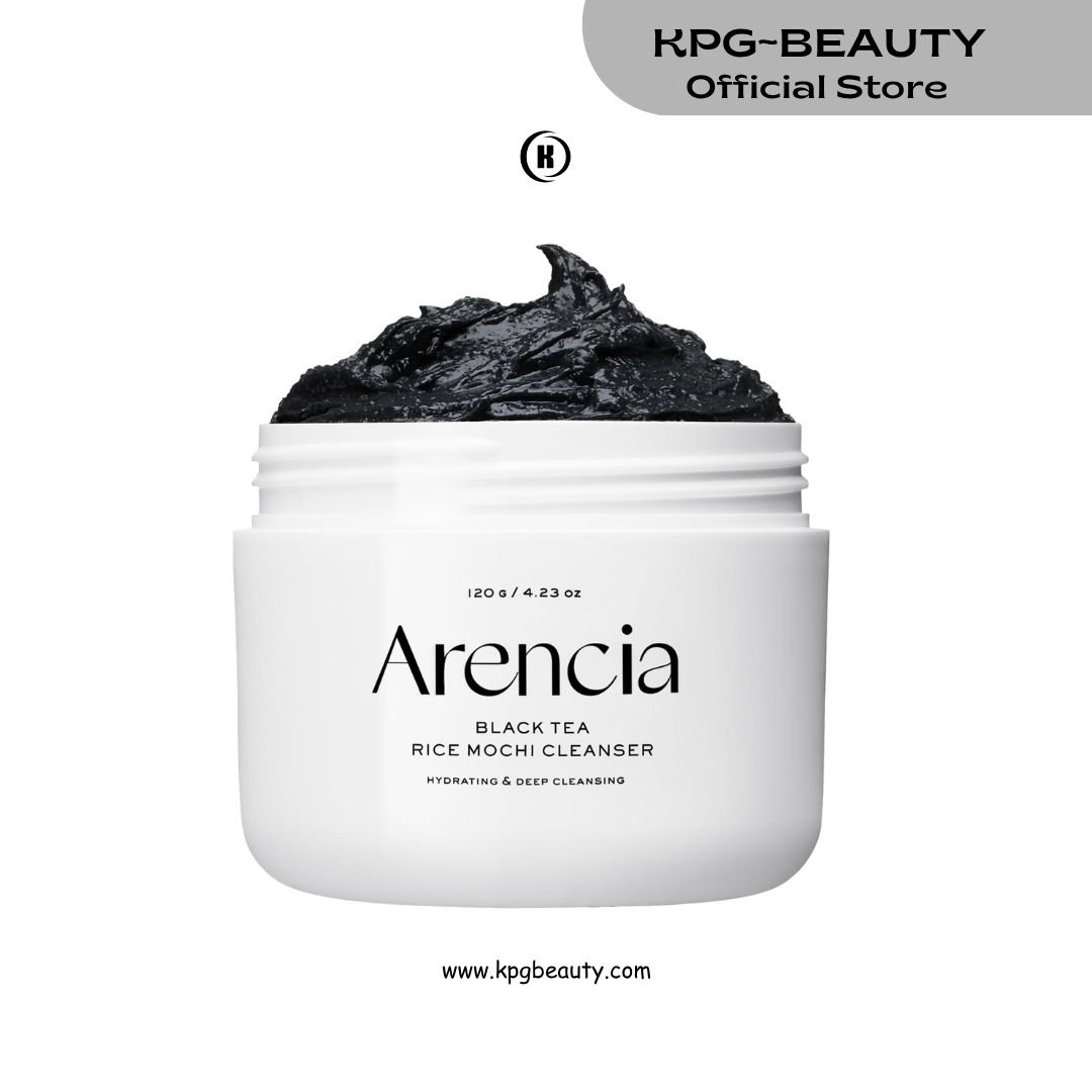 ARENCIA Black Tea Rice Mochi Face Cleanser, 120g, Pore Care, Sebum Control, Oily Skin Arencia
