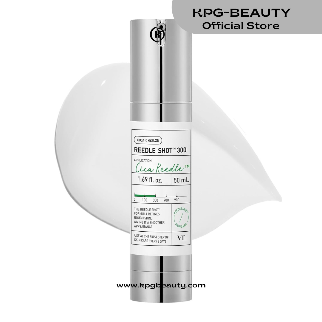 VT COSMETICS CICA Reedle Shot 300, Advanced Night Exosome, Microneedling Serum, Centella Asiatica, Hyaluronic Acid, Propolis, Soft Skin, Regeneration, Glass Skin, Korean Skin Booster 1.69Fl Oz (50ml)