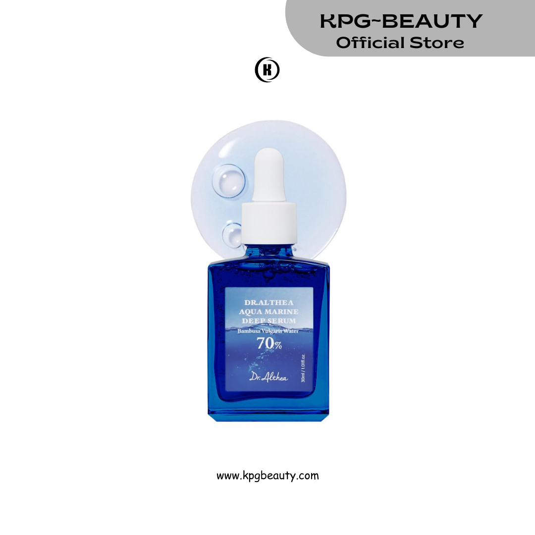 Dr.Althea Aqua Marine Deep Serum | Instant Hydration & Soothing Facial Serum for All Skin Types | Korean Vegan Skincare 30ml Dr Althea
