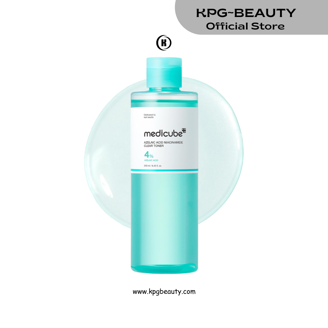 medicube Azelaic Acid Niacinamide Clarifying Toner | Troubled Skin Care, Ideal for Purifying & Calming | 4% Azelaic Acid & 2% Niacinamide| Soothing Daily Toner | Korean Skin Care | 8.45 fl.oz Medicube