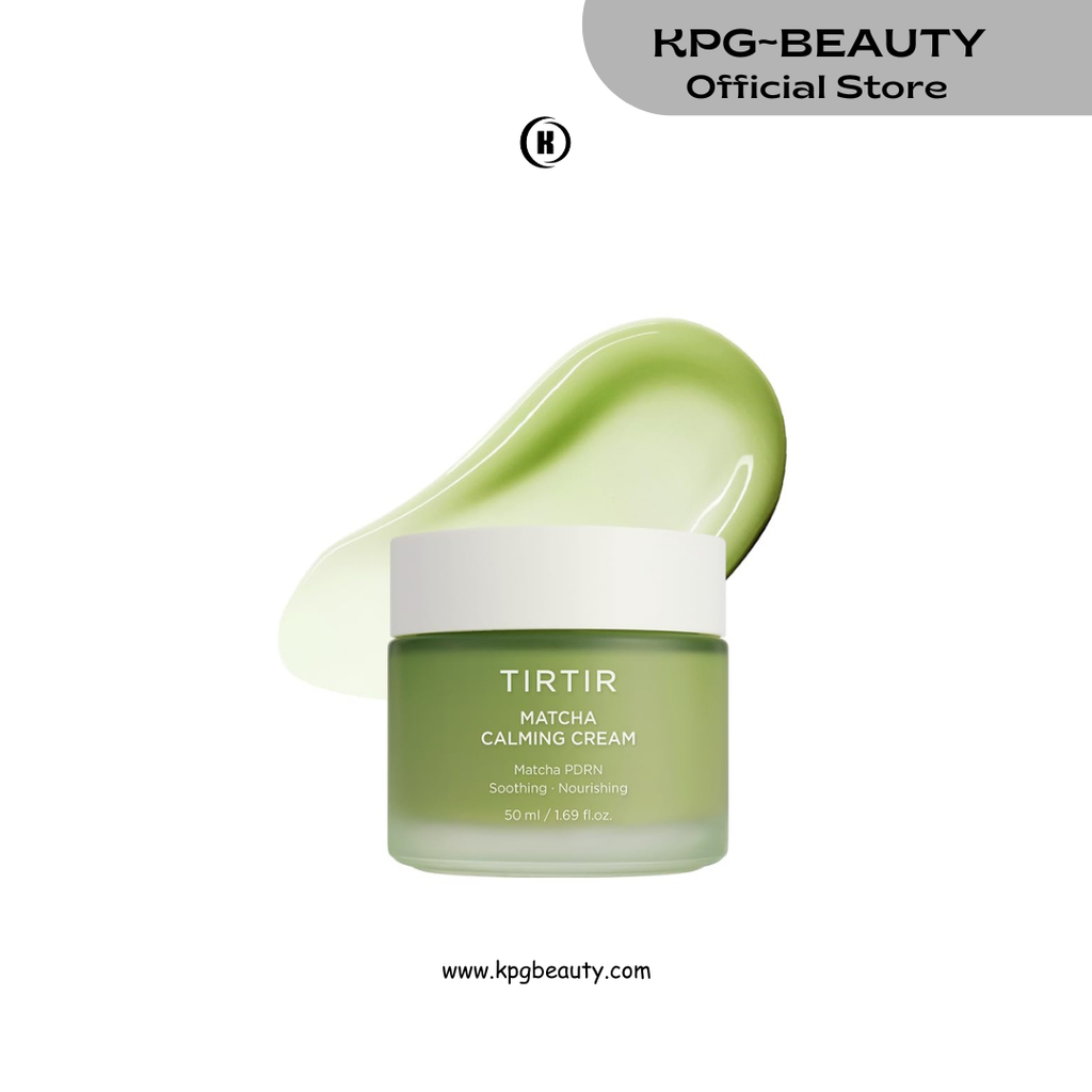 TIRTIR Matcha PDRN Calming Cream 1.69 Fl Oz | 24H Hydrating Korean Cruelty Free Moisturizer Daily Skin Care for Sensitive to All Skin 50ML TIRTIR