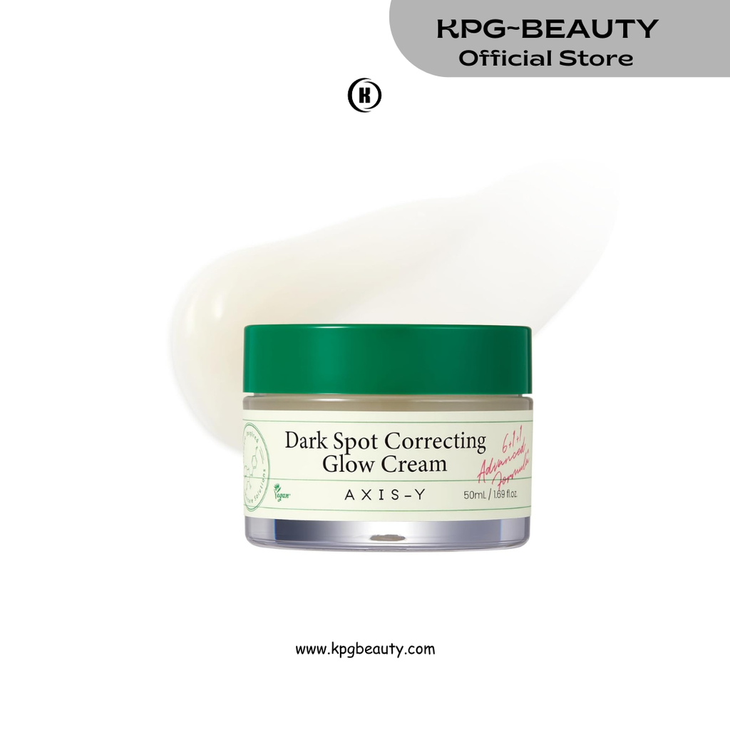 AXIS-Y Dark Spot Correcting Glow Cream – Brightening Moisturizer for Face with 2% Alpha Arbutin, 5% Niacinamide & Ceramides – Hydrating Korean Skincare for Dark Spots & Uneven Tone (1.69 fl. oz.) AXIS-Y