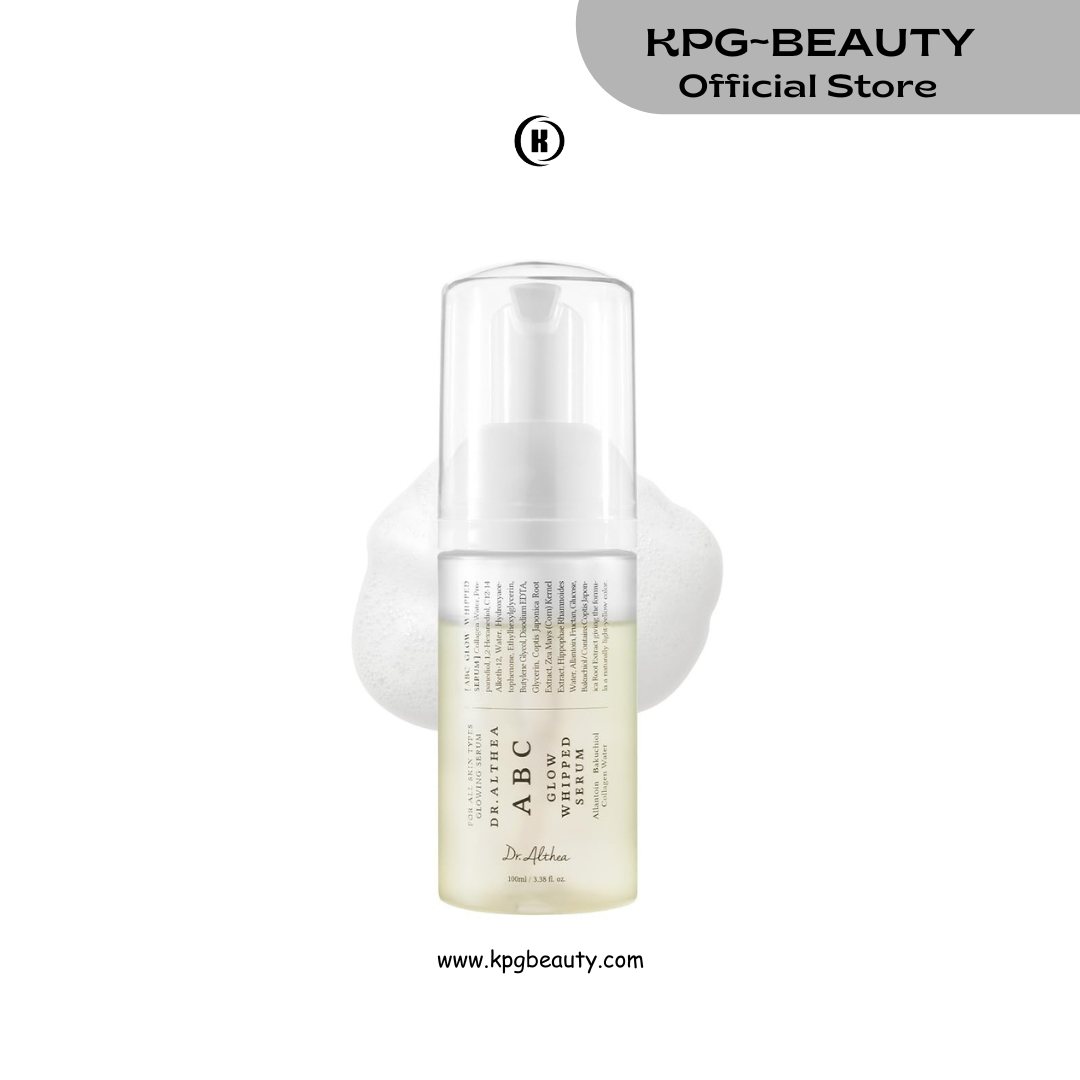 Dr.Althea ABC Glow Whipped Serum | Bubble Toner with Collagen & Vitamin Tea Wtater | Radiance-Boosting Toner for Instant Hydration & Makeup-Ready Finish | Vegan Korean Skincare, 100ml Dr Althea