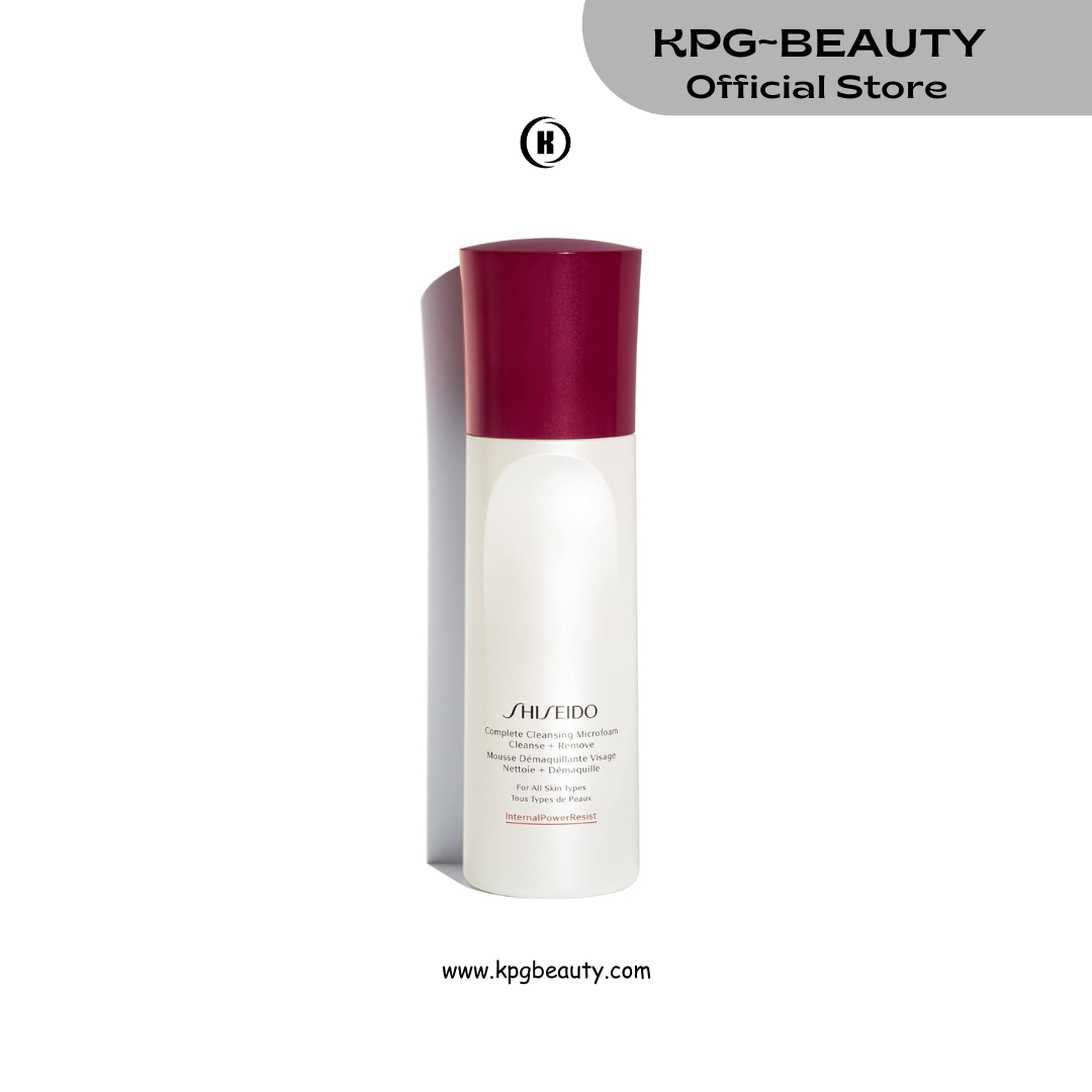 Shiseido Complete Cleansing Microfoam - 180 mL - Light, Instant Foaming Cleanser for Smooth, Hydrated Skin - Softens & Removes Impurities - All Skin Types Shiseido