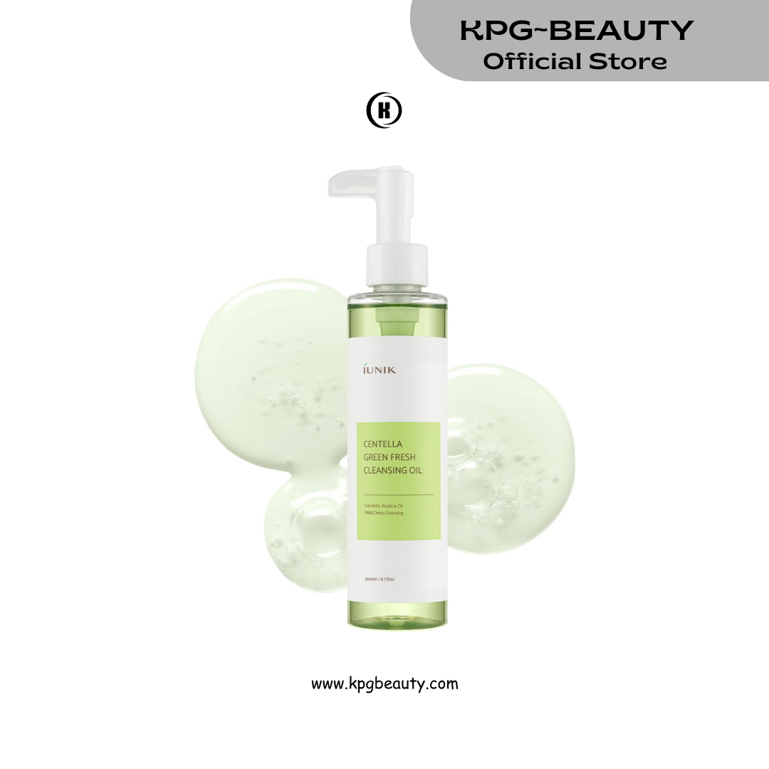 IUNIK Centella Green Fresh Cleansing Oil – Centella Asiatica Gentle Oil Cleanser for Pore & Sebum Control, Makeup & Sunscreen Removal, Korean Skincare, 200ml / 6.7 fl oz Visit the IUNIK Store IUNIK