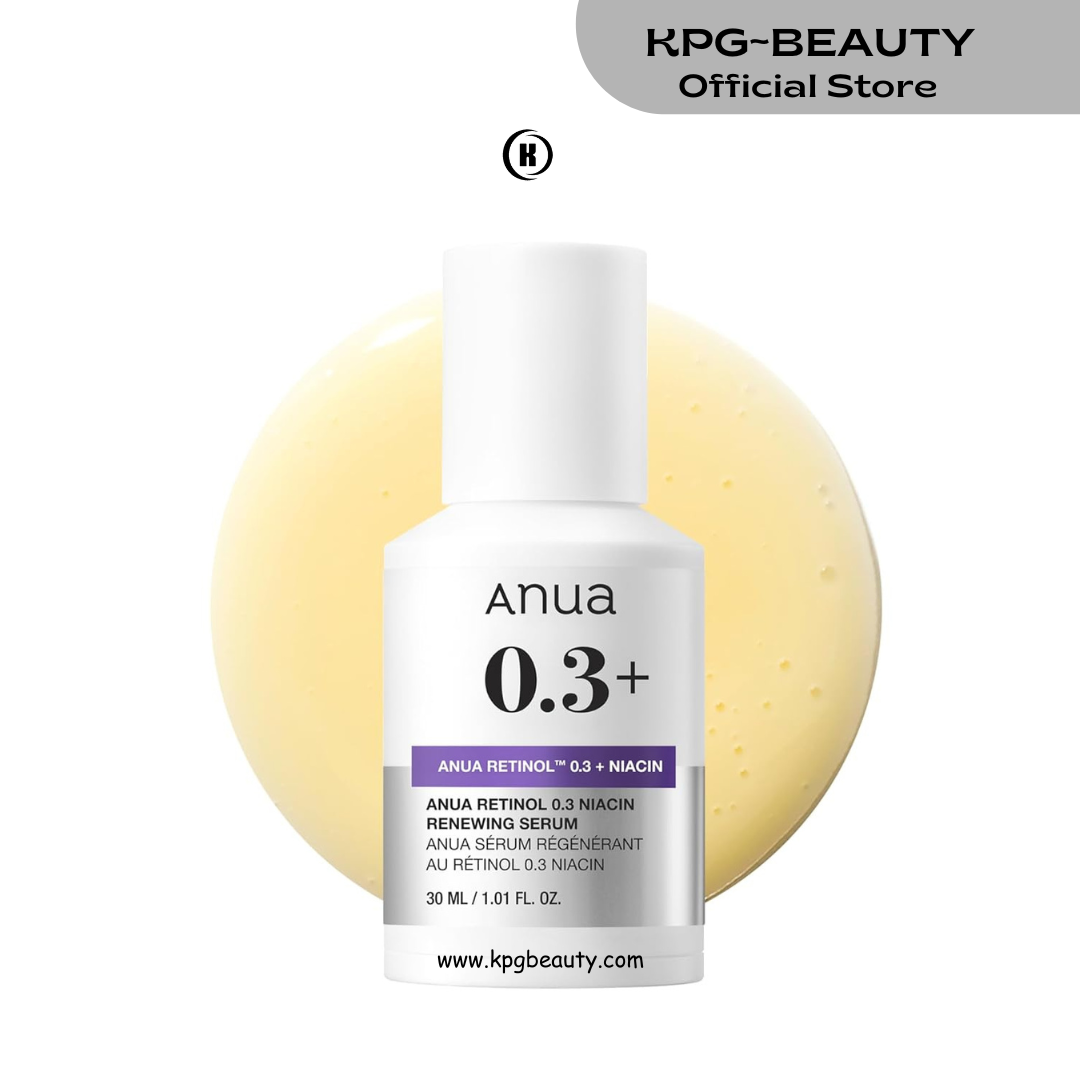 Anua Retinol Serum for Anti-Aging, Textured skin | 0.3% Retinol, 5% Niacinamide, 20+Soothing Ingredients Gentle for Beginner 30ml KPG BEAUTY