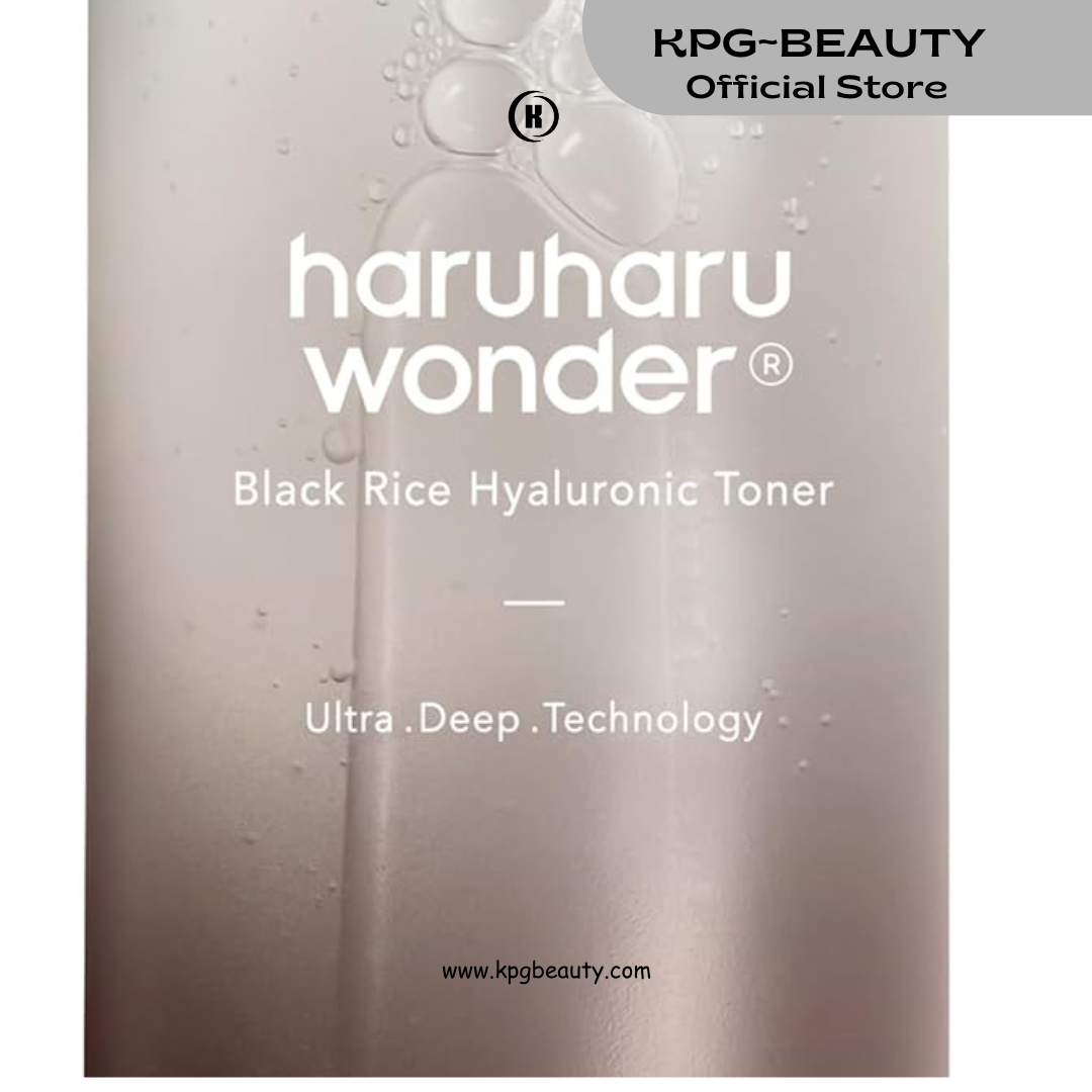 haruharu Wonder, Black Rice Hyaluronic Toner, 150 ml  Deep Hydration, Glass Skin, Korean Skincare, Vegan, Cruelty-Free