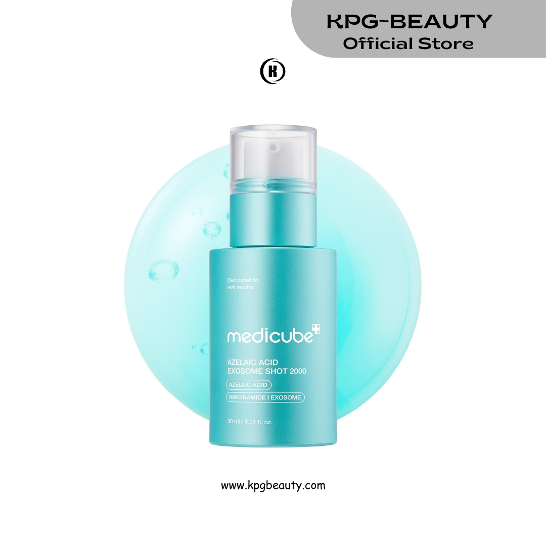 medicube Exosome Shot Azelaic Acid 2,000 PPM Spicule Facial Serum | Calm Redness Due to Dryness | Ideal for Use After Spot Care, Uneven Skin | Azelaic Acid, Niacinamide | Korean Skincare, 1.01 fl.oz Medicube