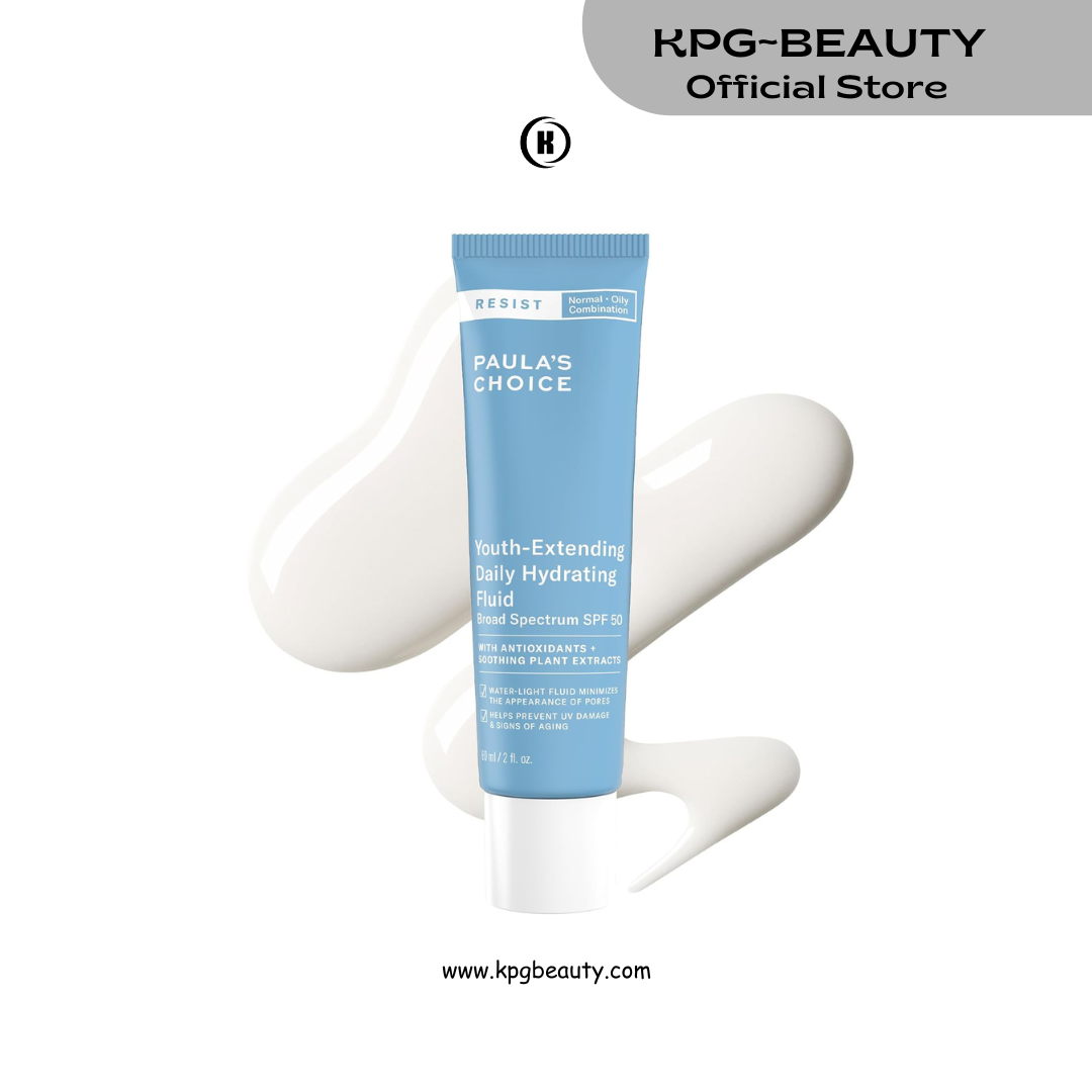 Paula's Choice RESIST Daily Hydrating Fluid Face Moisturizer with SPF 50 Sunscreen, Face Sunscreen for Oily Skin, Chamomile & Vitamin E, UVA/UVB Protection, Fragrance-Free, TSA Friendly Paula’s Choice