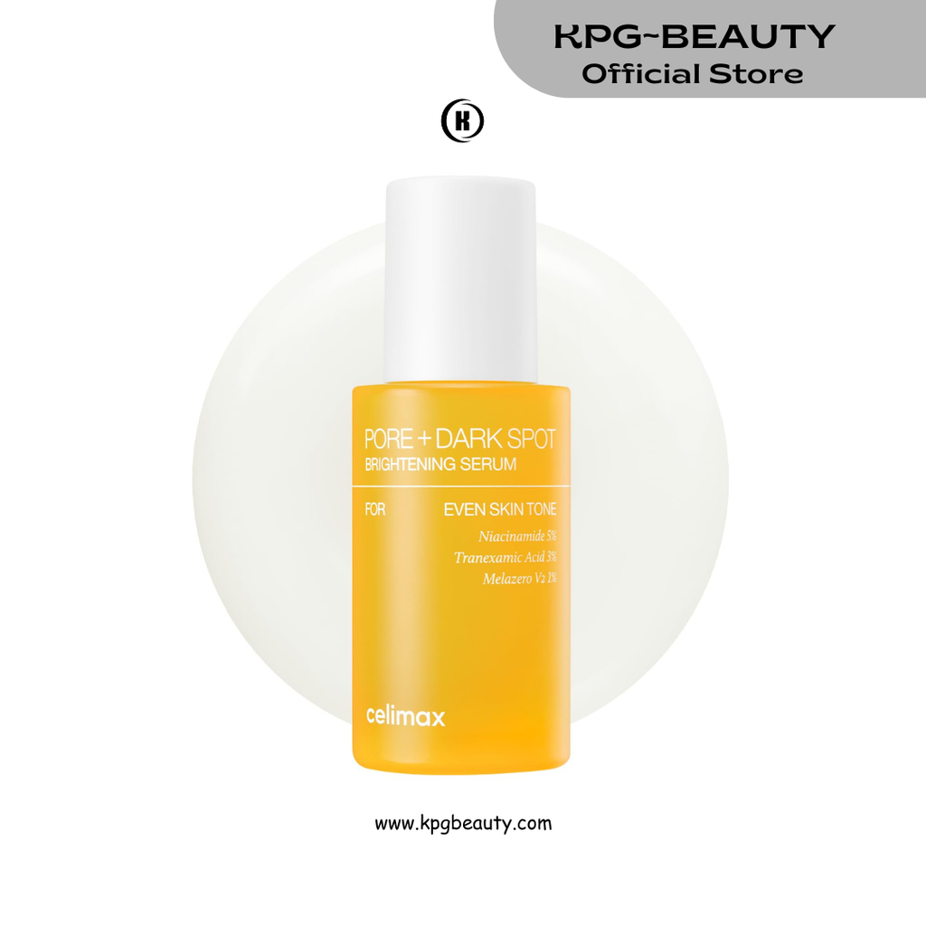 celimax Pore+Dark Spot Brightening Serum 30ml | Gel-like Serum for Enlarged Pores with Niacinamide, Tranexamic Acid, Pore Minimizer, Non-Irritating, Hydrating, For Sensitive Skin, hyperpigmentation Celimax