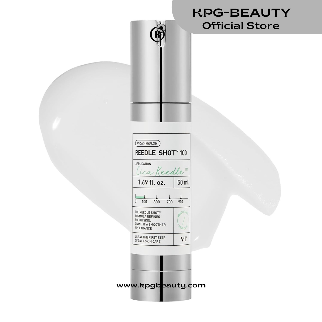 VT COSMETICS CICA Reedle Shot 100, Spicule Microneedling Serum for Pore Care & Exfoliation, Exosome, Centella Asiatica for Glass Skin, Skin Texture, Korean Liquid Skin Booster (1.69 Fl Oz / 50ml)