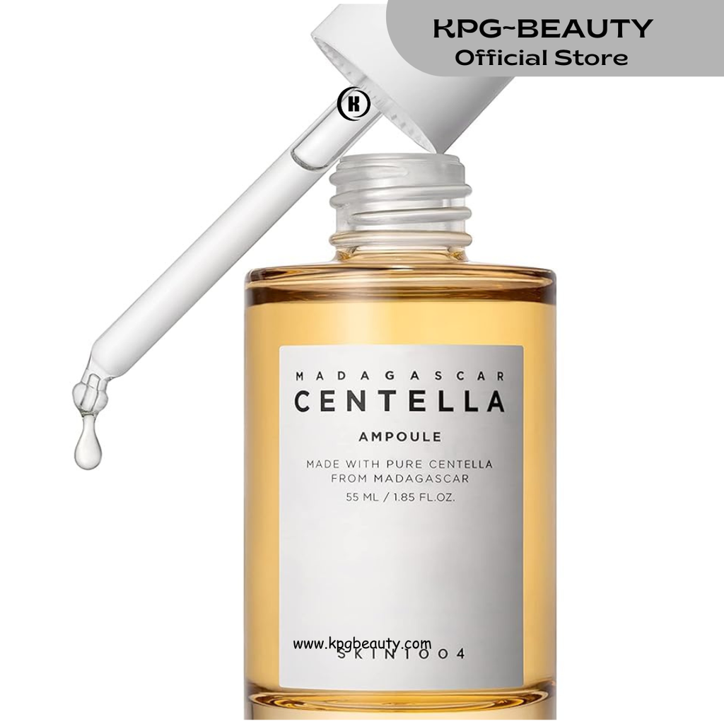 SKIN1004 Madagascar Centella Asiatica Ampoule Facial Serum |100% Centella Asiatica Extract for Soothing Sensitive and Acne-prone Skin, 30ml KPG BEAUTY