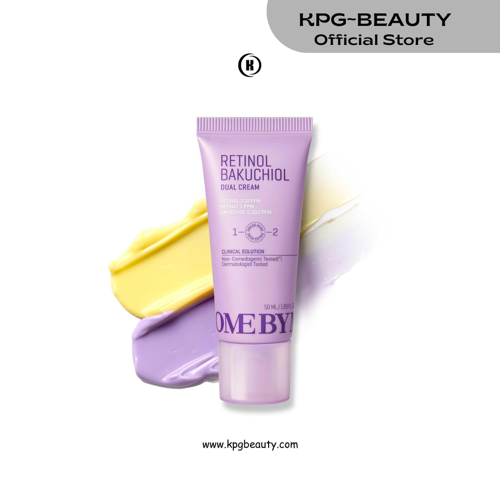 SOME BY MI Retinol Bakuchiol Dual Cream – 1.69oz, 50ml – Korean Collagen & Retinol Face Moisturizer for Glass Skin – Barrier & Soothing Care with Niacinamide, Panthenol & Vitamin E – Korean Skin Care Some By MI