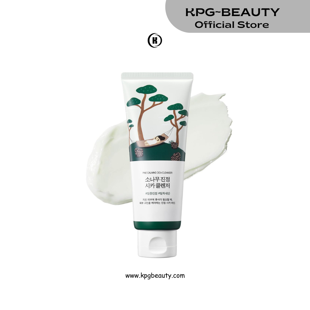 ROUND LAB Pine Calming Cica Cleanser 5.07 Fl Oz – Acne Face Wash with Salicylic Acid, BHA & LHA for Sensitive Skin, Soothing Cica + Hydrating Hyaluronic Acid, Gentle Foaming Cleanser, 150ml Round Lab