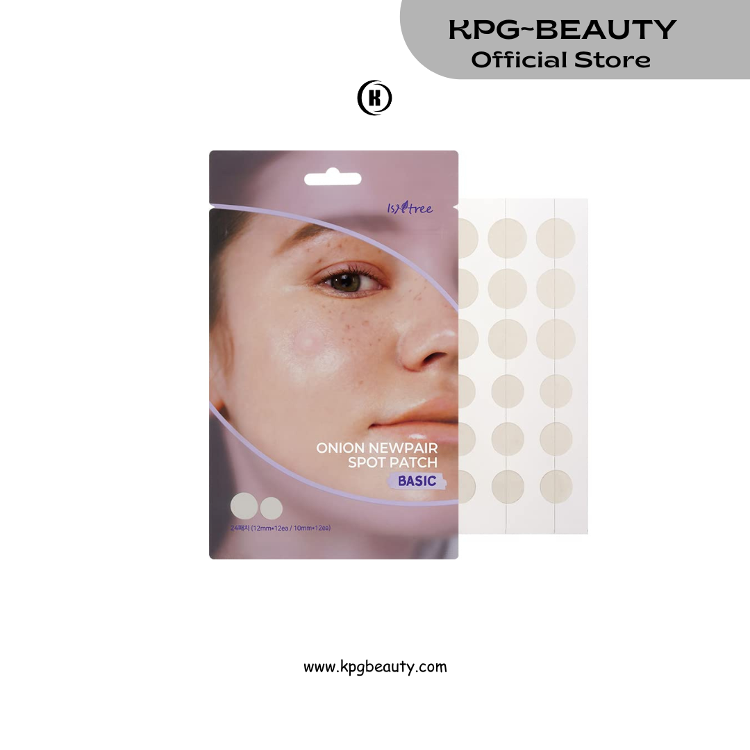 ISNtree Onion New Pair Spot Patch Basic | Acne Care Hydrocolloid Patches (24 Patches) ISNTREE