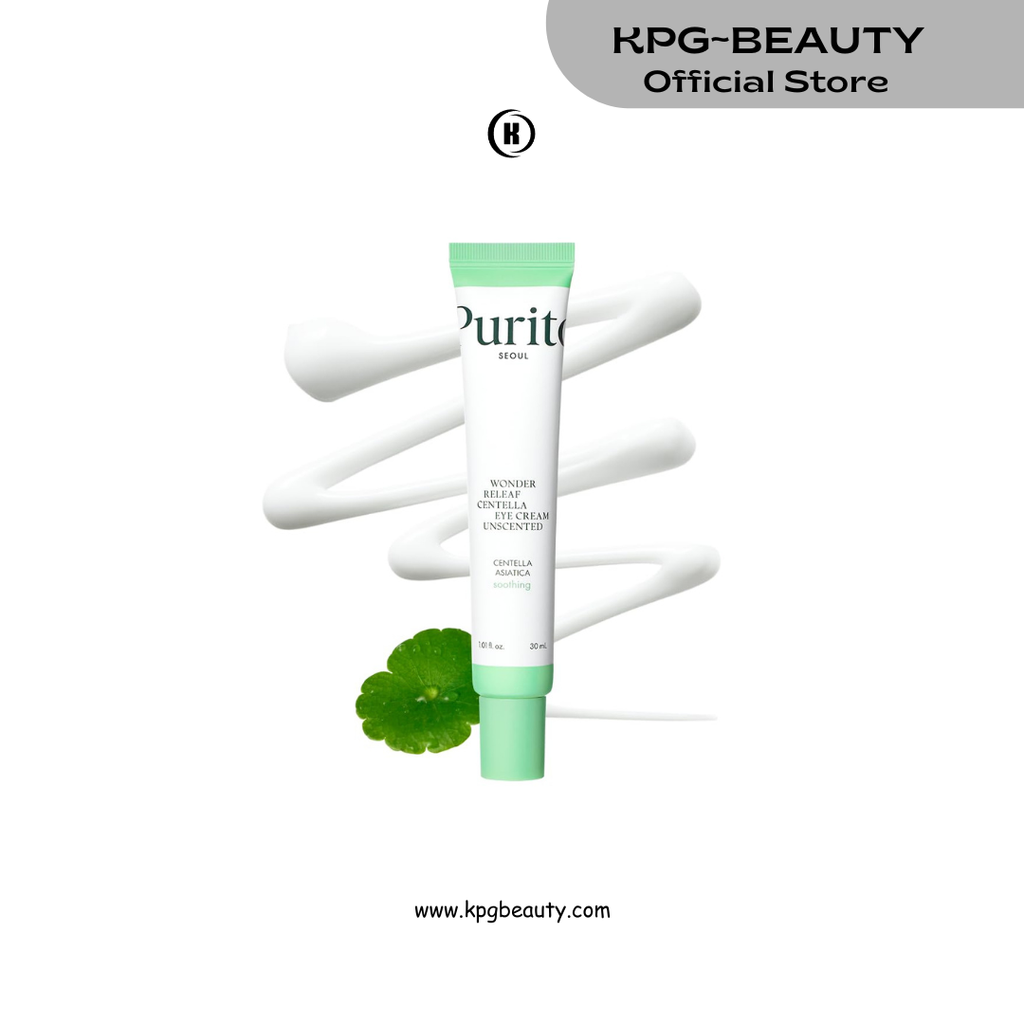 PURITO Centella Unscented Eye Cream, Korean Centella, for Sensitive Skin, Soothing, Facial Eye Cream for face, Dark Circles, Wrinkles, Puffiness, K-Beauty, Vegan & Cruelty-Free, 30ml 1fl.oz Purito Seoul