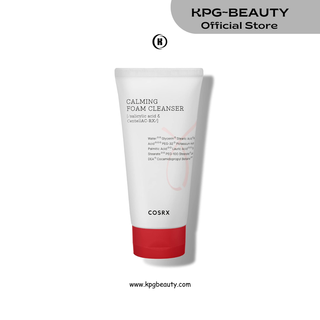 COSRX AC Collection Calming Foam Cleanser, 150ml / 5.07 fl.oz | Salicylic Acid Acne Cleanser | Animal Testing Free, Paraben Free, Korean Skin Care COSRX