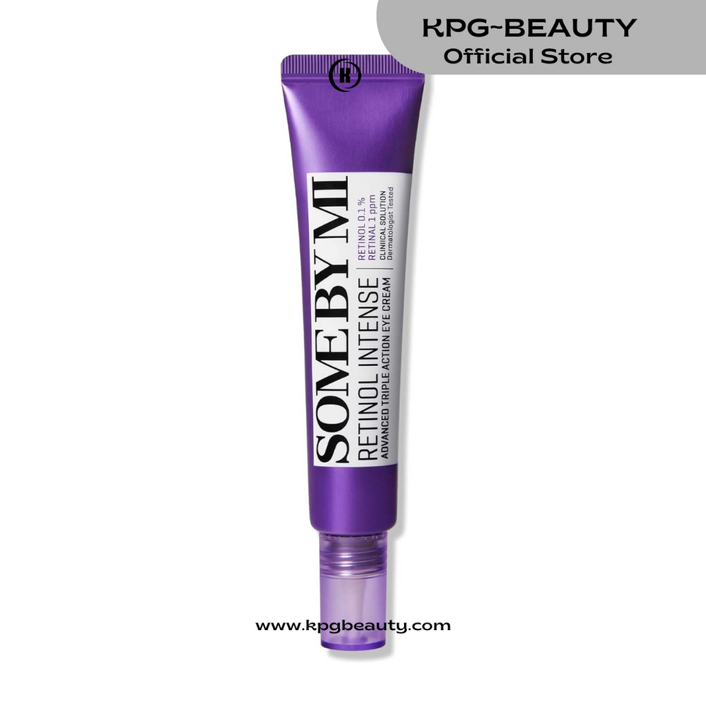 SOME BY MI Retinol Intense Advanced Triple Action Eye Cream – 1.01Oz, 30ml – Korean Retinol Under Eye Cream Anti Aging for Fine Lines – Brightens Dark Circles & Smooths Skin Texture – Korean Skin Care