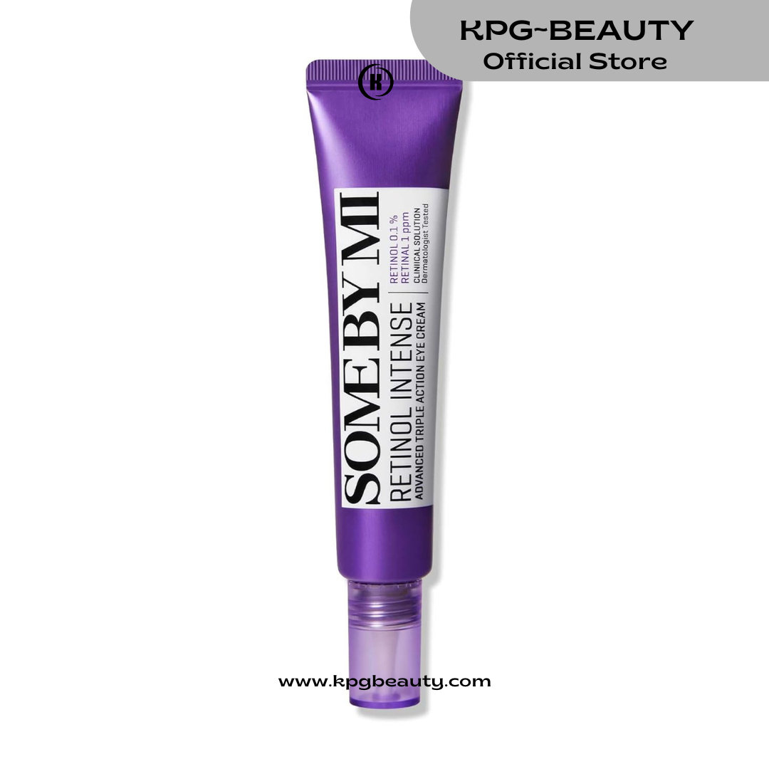 SOME BY MI Retinol Intense Advanced Triple Action Eye Cream – 1.01Oz, 30ml – Korean Retinol Under Eye Cream Anti Aging for Fine Lines – Brightens Dark Circles & Smooths Skin Texture – Korean Skin Care