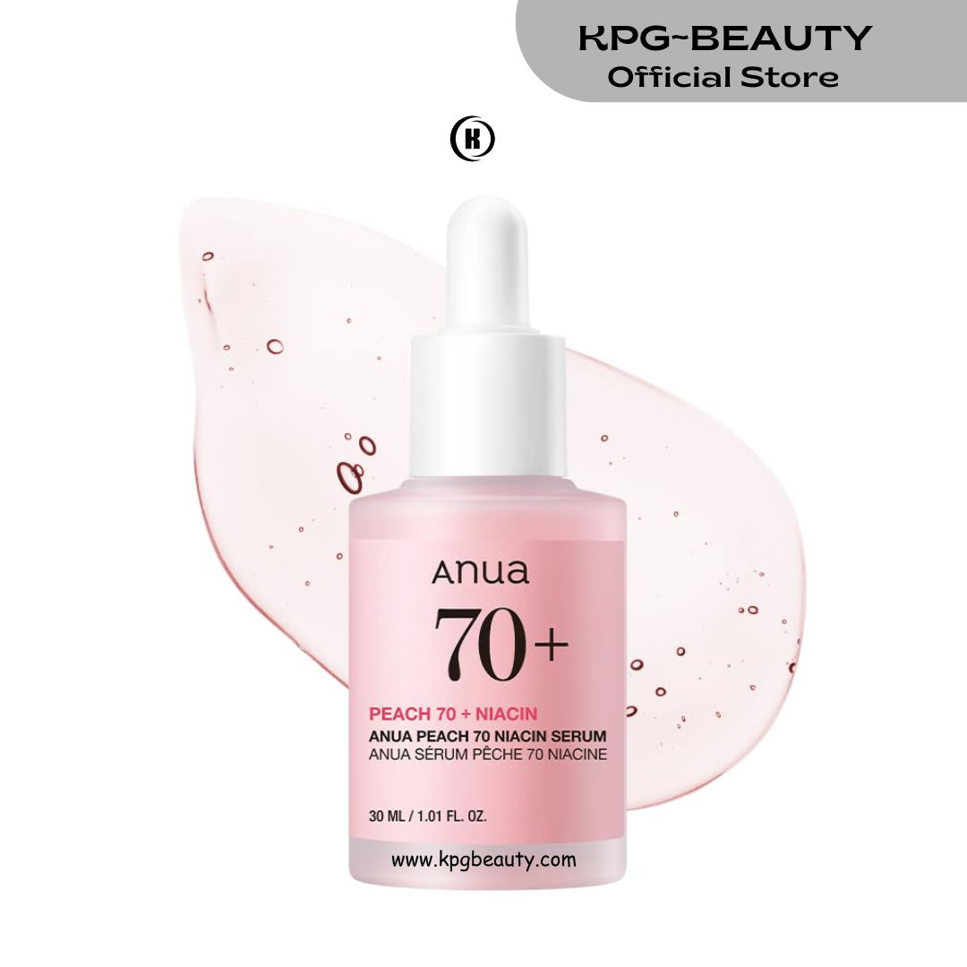 Anua Peach 70 Niacinamide Serum 30ml / brightening hydrating face serum/daily clean beauty