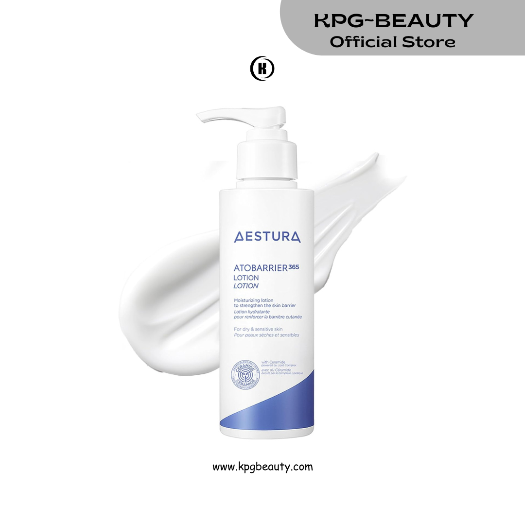AESTURA ATOBARRIER365 Lightweight Korean Face Moisturizer with Ceramides | Strengthens Barrier, Fast-Absorbing Hydration, Suitable for Dry, Normal & Sensitive Skin, 150ML AESTURA