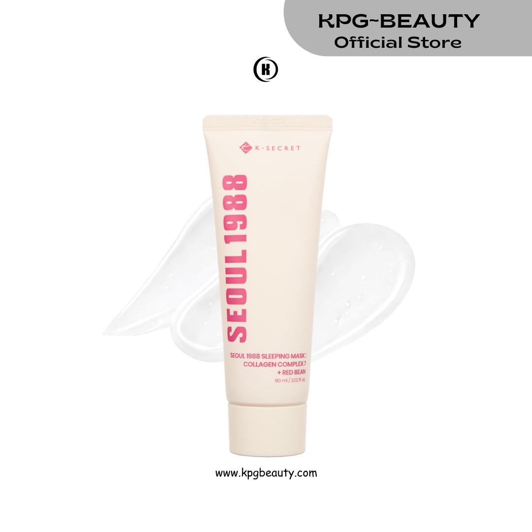 K-SECRET SEOUL 1988 Collagen Sleeping Mask – Overnight Nourishing Care with 7-Type Collagen Complex | Lightweight Facial Night Cream for Glass Skin | Korean Skincare, 60ml KSecret