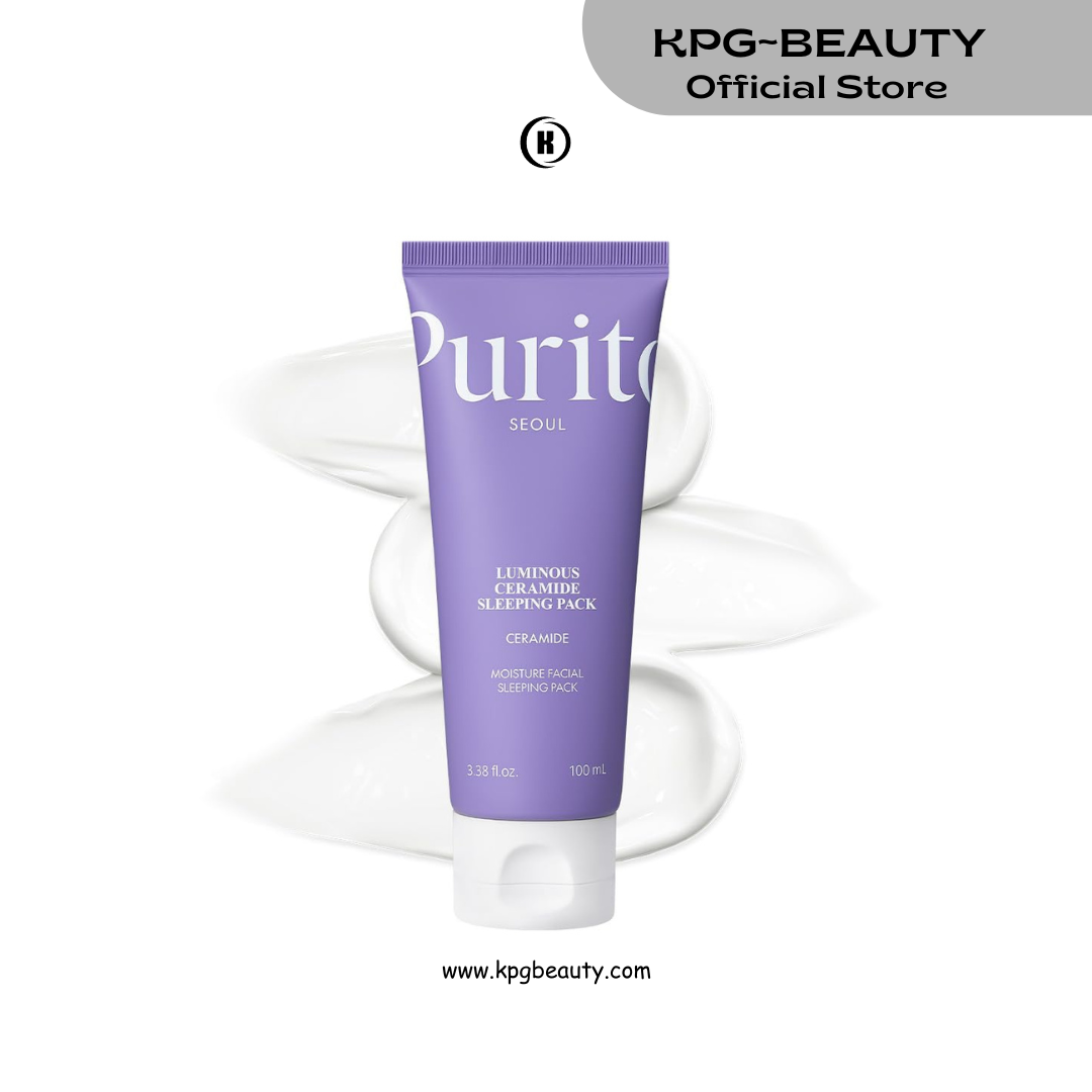 PURITO Luminous Ceramide Sleeping Pack | Overnight Recovery Cream with Five Ceramides for Dry & Sensitive Skin | Ceramide, Hydration Lock | Vegan & Cruelty-Free, Korean Skincare, 100mL Purito Seoul