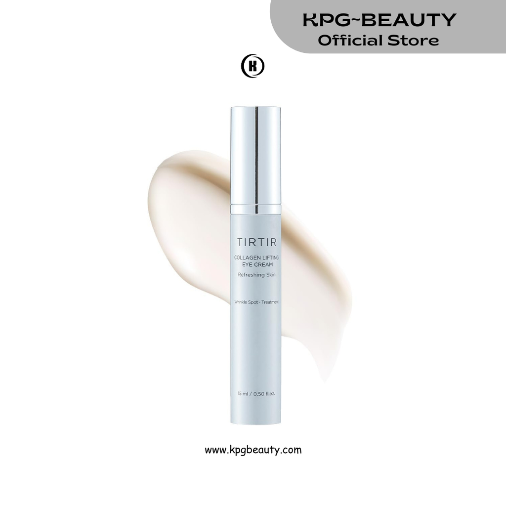 TIRTIR Collagen Lifting Eye Cream - Roller Applicator, Wrinkle Spot Treatment, Revitalizing Moisturizer,Tightening Under Eye For Wrinkles,Fine Lines, Under Eye Bags, Lift Treatment For Men & Women TIRTIR