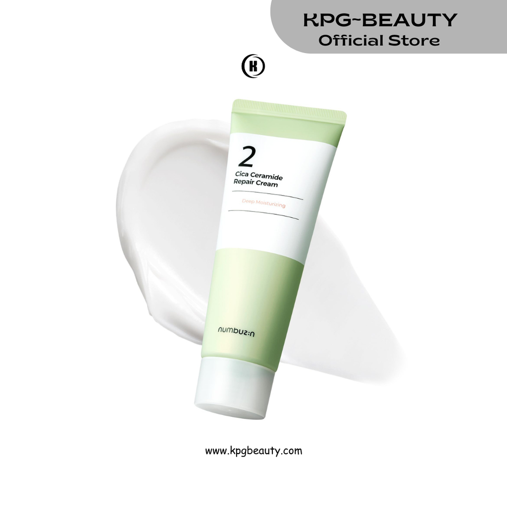 numbuzin No.2 Cream | Cica Ceramide Repair Cream | Ceramide, Centella Asiatica | Hydrating, Calming, Strengthen Skin Barrier, Deep Repair, Recovery | All Skin Types | 2.02 fl. oz. Numbuzin