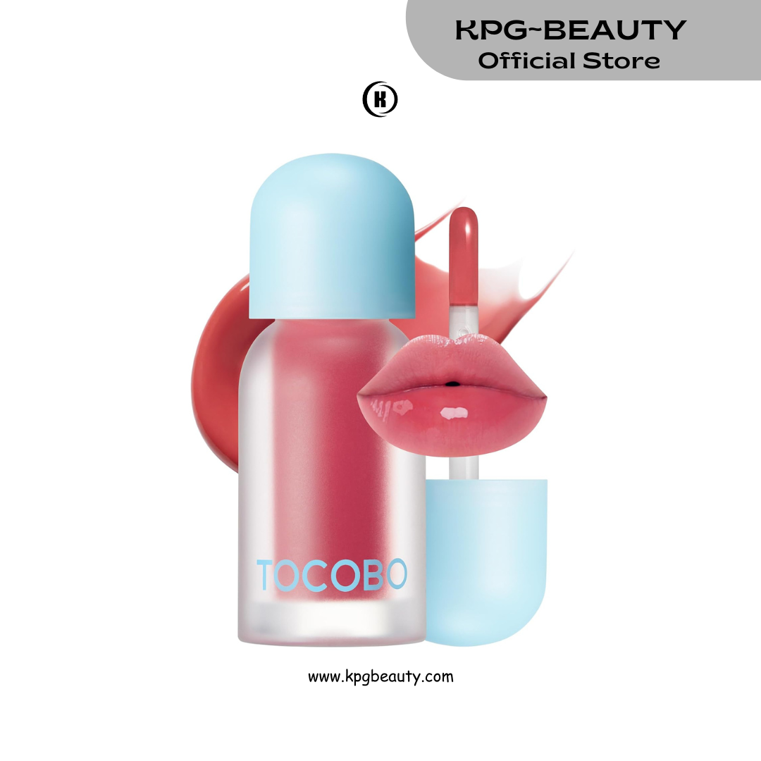 TOCOBO Juicy Berry Plumping Lip Oil 18 Cozy Pink (Muted Rose) – Korean Vegan Tinted Gloss with Volufiline™ | Universal MLBB, Silicone Tip, Non-Sticky, 0.12 fl.oz Tocobo