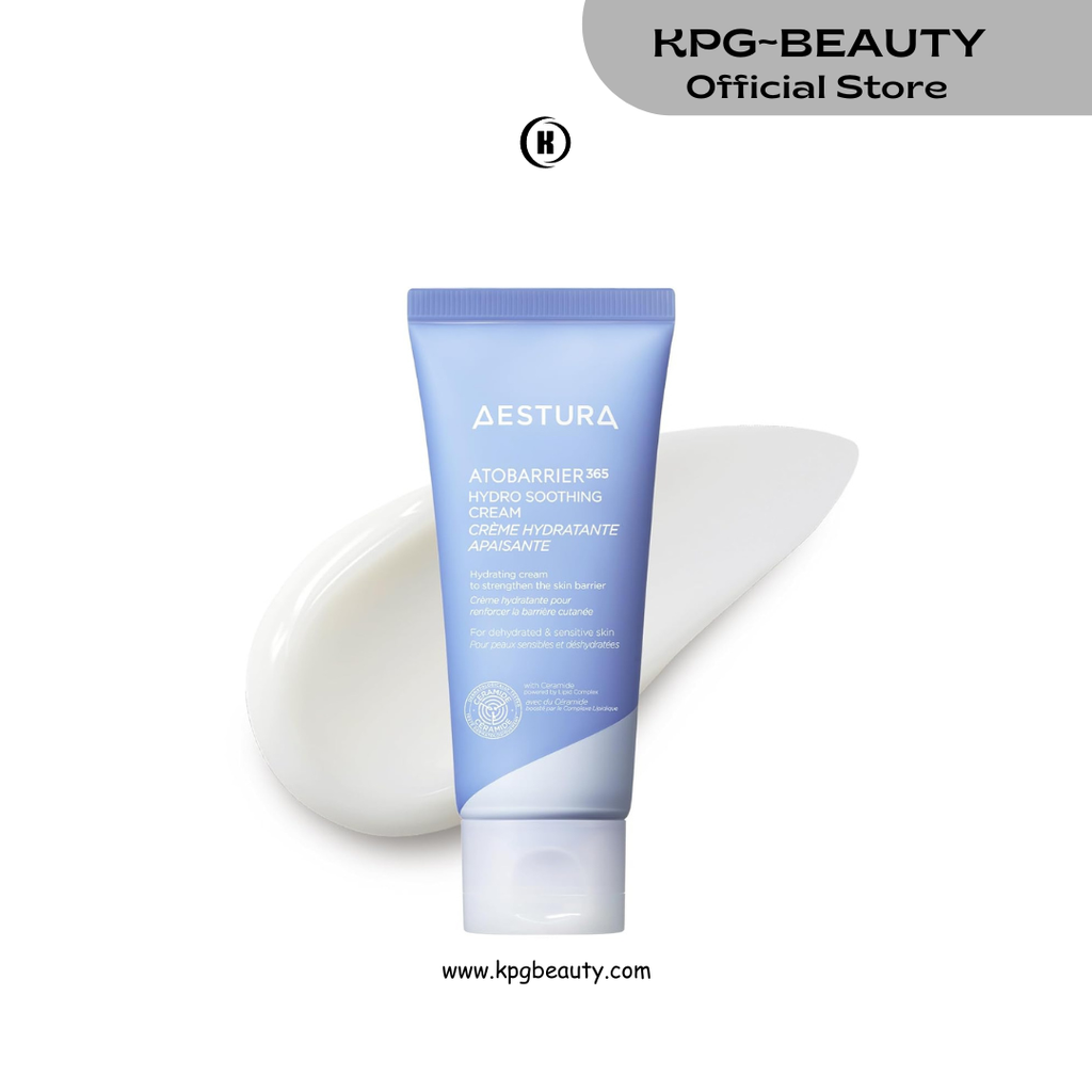 AESTURA ATOBARRIER365 Hydro Soothing Gel Cream Moisturizer with Ceramides for Moisture Barrier Repair | Lightweight Hydration, Instant Cooling, Suitable for Sensitive Skin, 60ML AESTURA