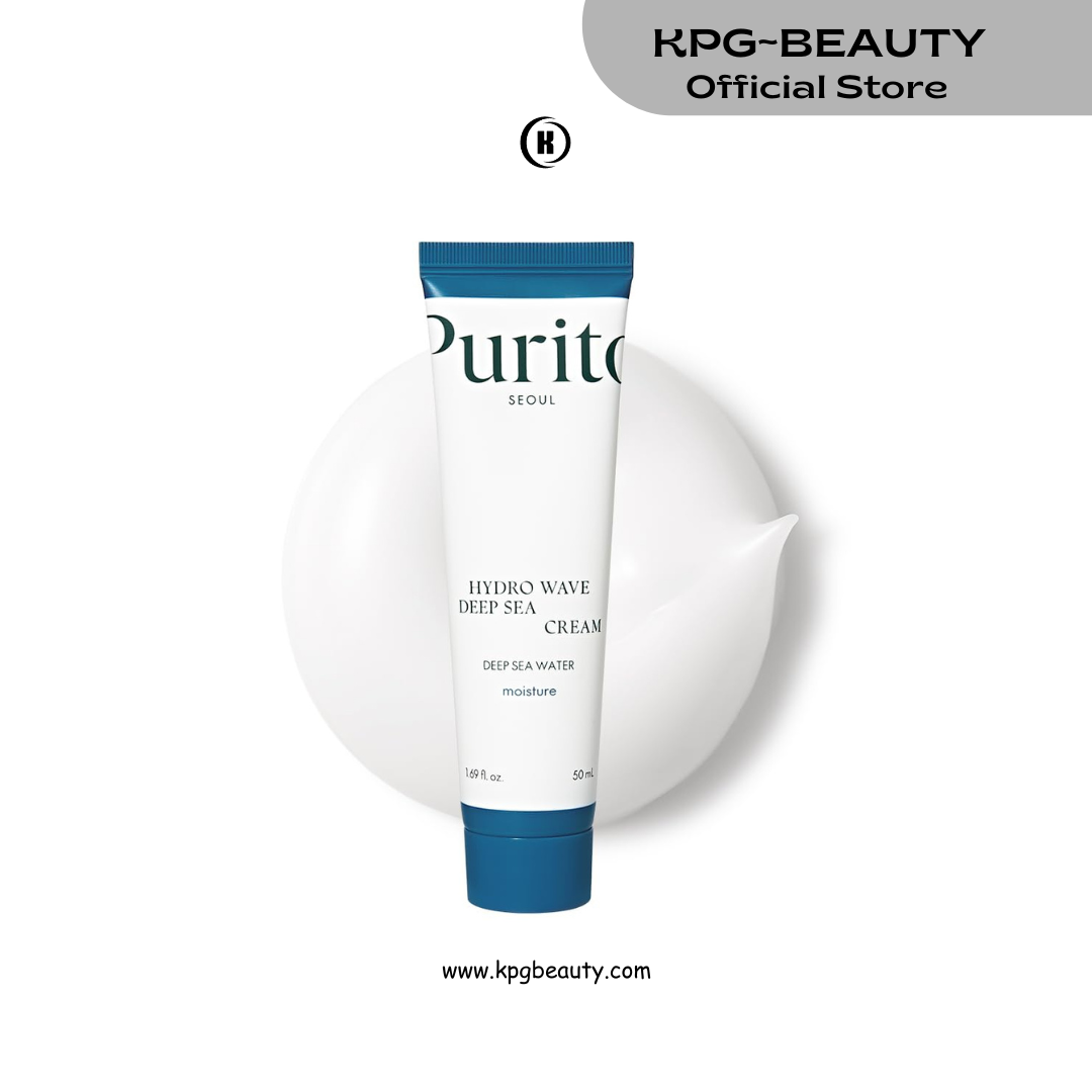 PURITO Deep Sea Cream, Hydration, Lightweight, for All Skin Types, Daily Face Moisturizer, Vegan & Cruelty-Free, Korean Skin Care, 50ml Purito Seoul