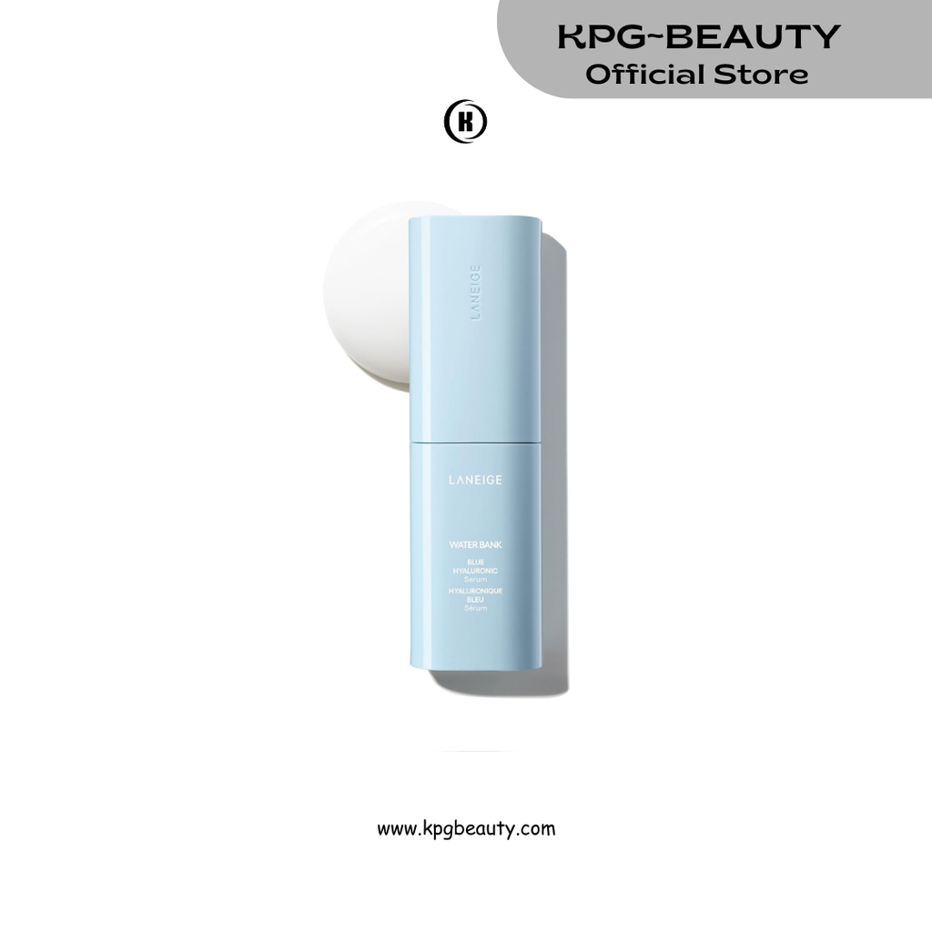 LANEIGE Water Bank Blue Hyaluronic Serum 50ML: Hydrating Face Serum with Peptide & Green Tea Enzyme to Improve Skin Firmness & Radiance LANEIGE