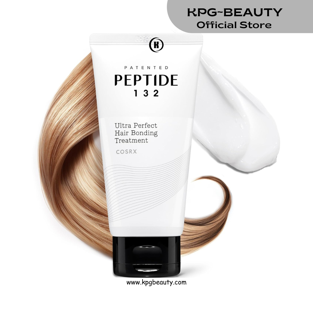 COSRX PEPTIDE 132 Hair Bond Repair Treatment - Deep Conditioner Hair Mask for Damaged, Dry Hair, Repairs Breakage & Split Ends with Collagen & Hyaluronic Acid, For All Hair Types 120 ML KPG BEAUTY