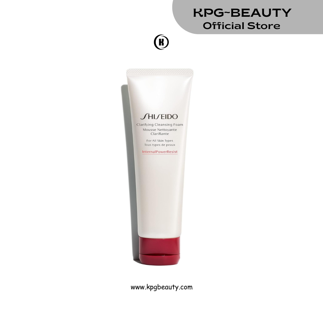 Shiseido Clarifying Cleansing Foam - 125 mL - Cleanses, Balances & Removes Impurities for Smoother, Radiant Complexion - For All Skin Types Shiseido